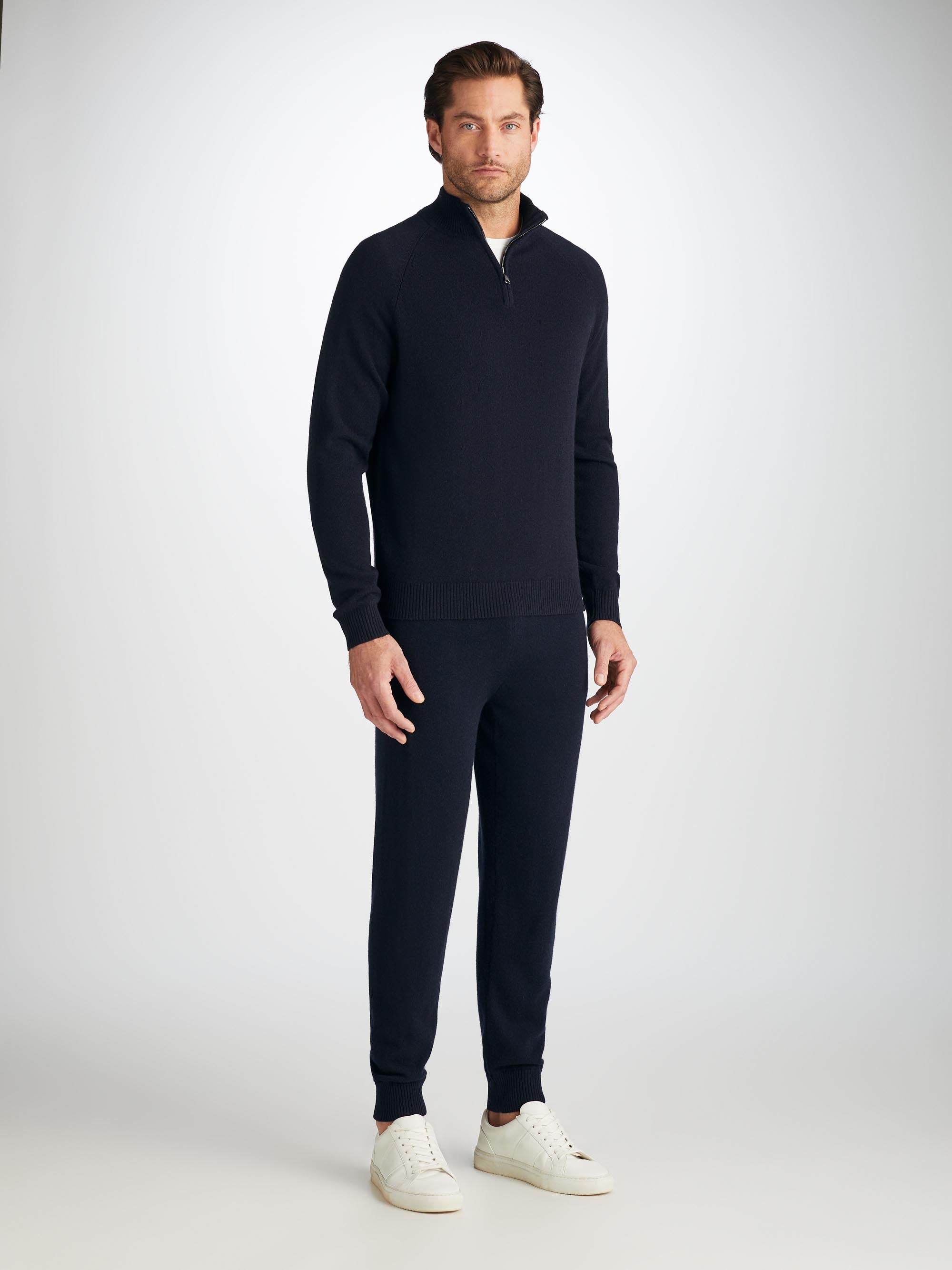 Navy half zip jumper hotsell