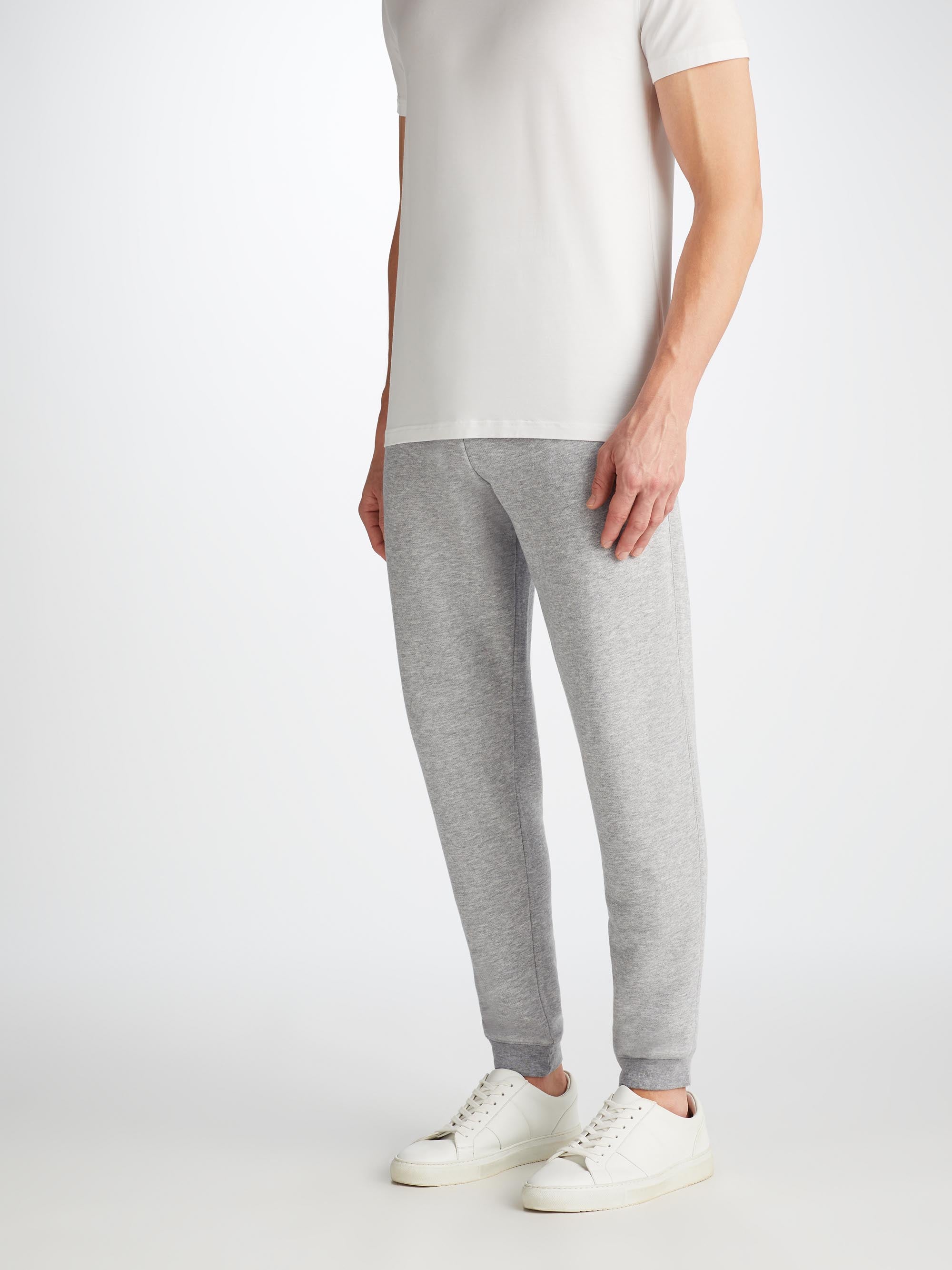 Mens sweatpants grey cotton online