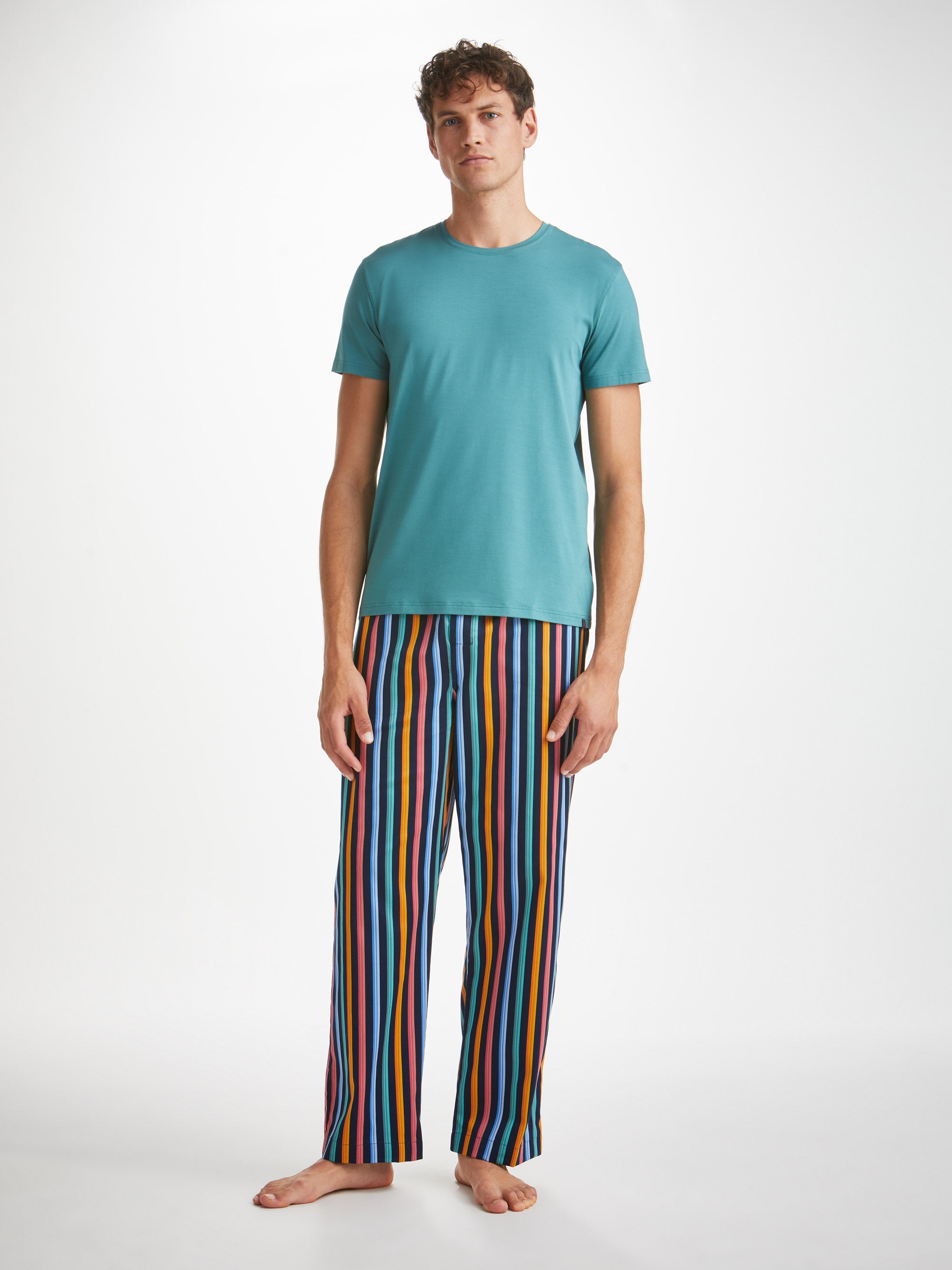 Vince Men's Cropped Trousers with Side Stripe - Pants