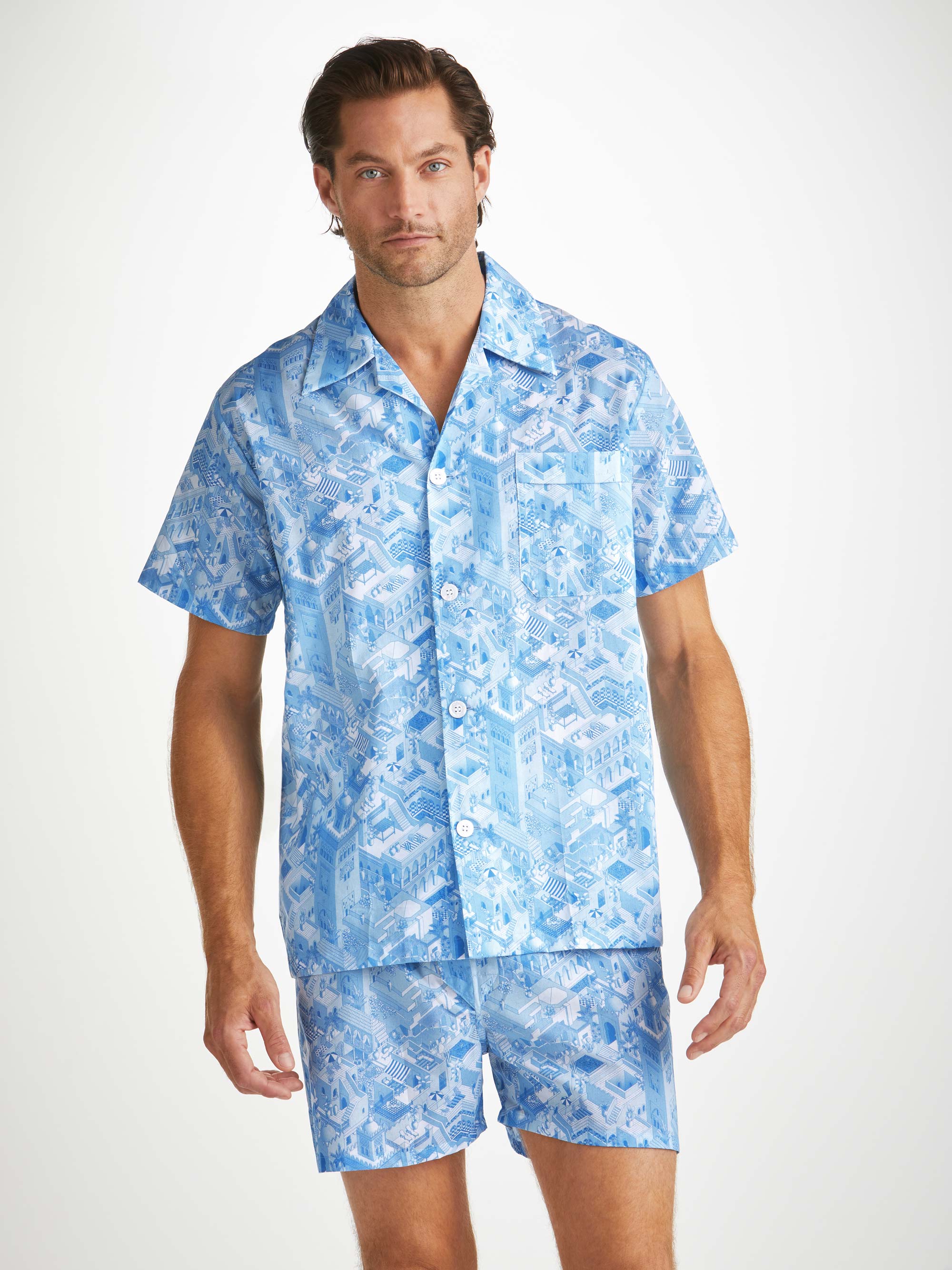 Mens short deals cotton pyjamas