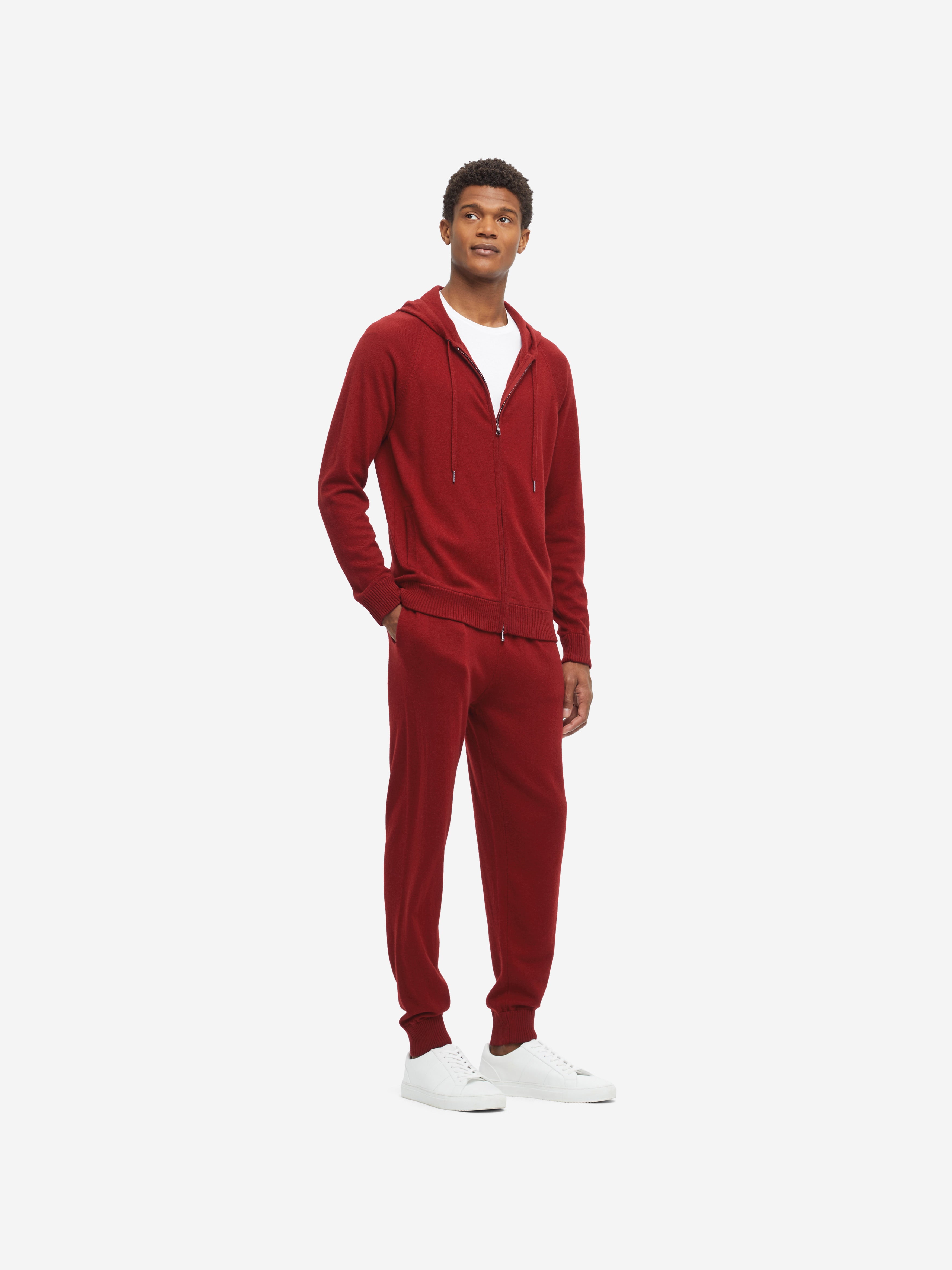 Mens red sweatpants mens red sweatsuit set red hoodie red joggers set –  Connected Clothing Usa