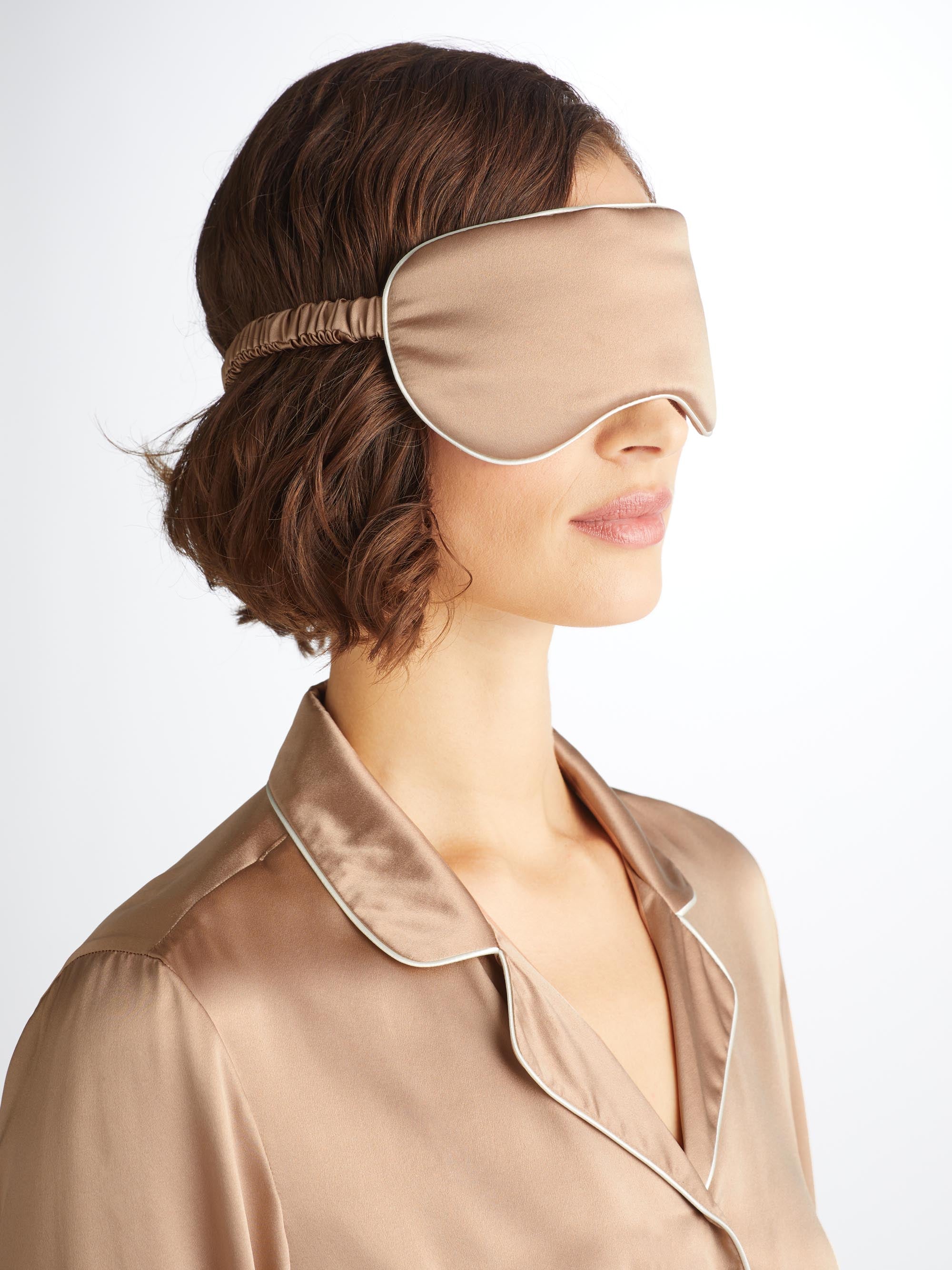 Eye Mask Bailey Silk Satin Bronze