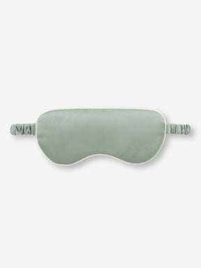 Eye Mask Bailey Silk Satin Green