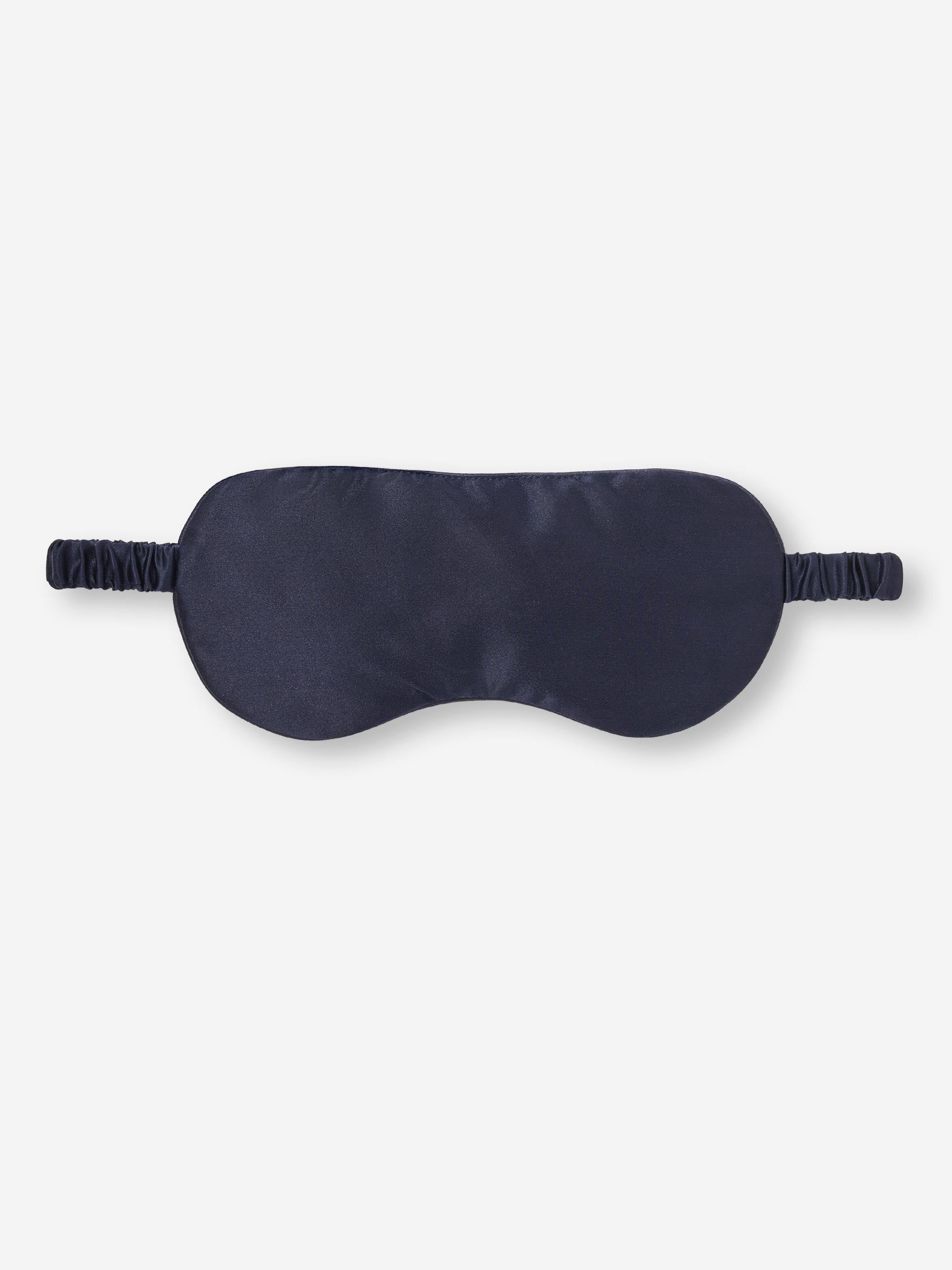 Eye Mask Bailey Silk Satin Navy