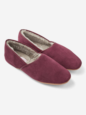 Men's Slippers Crawford Suede Sheepskin Bordeaux