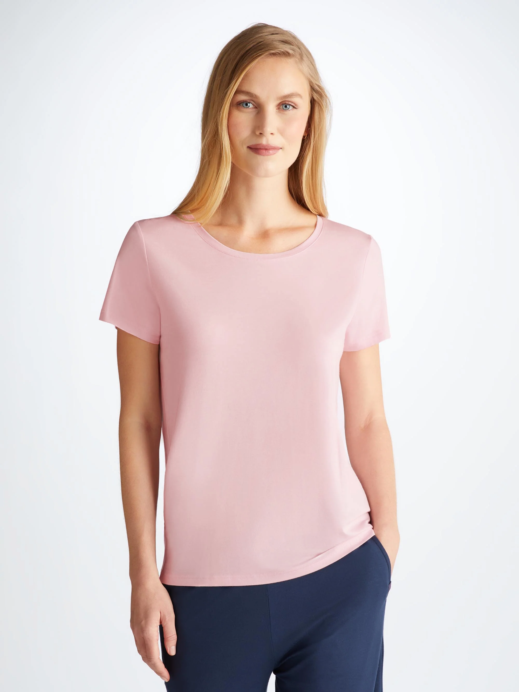 Women's T-Shirt Lara Micro Modal Stretch Pink