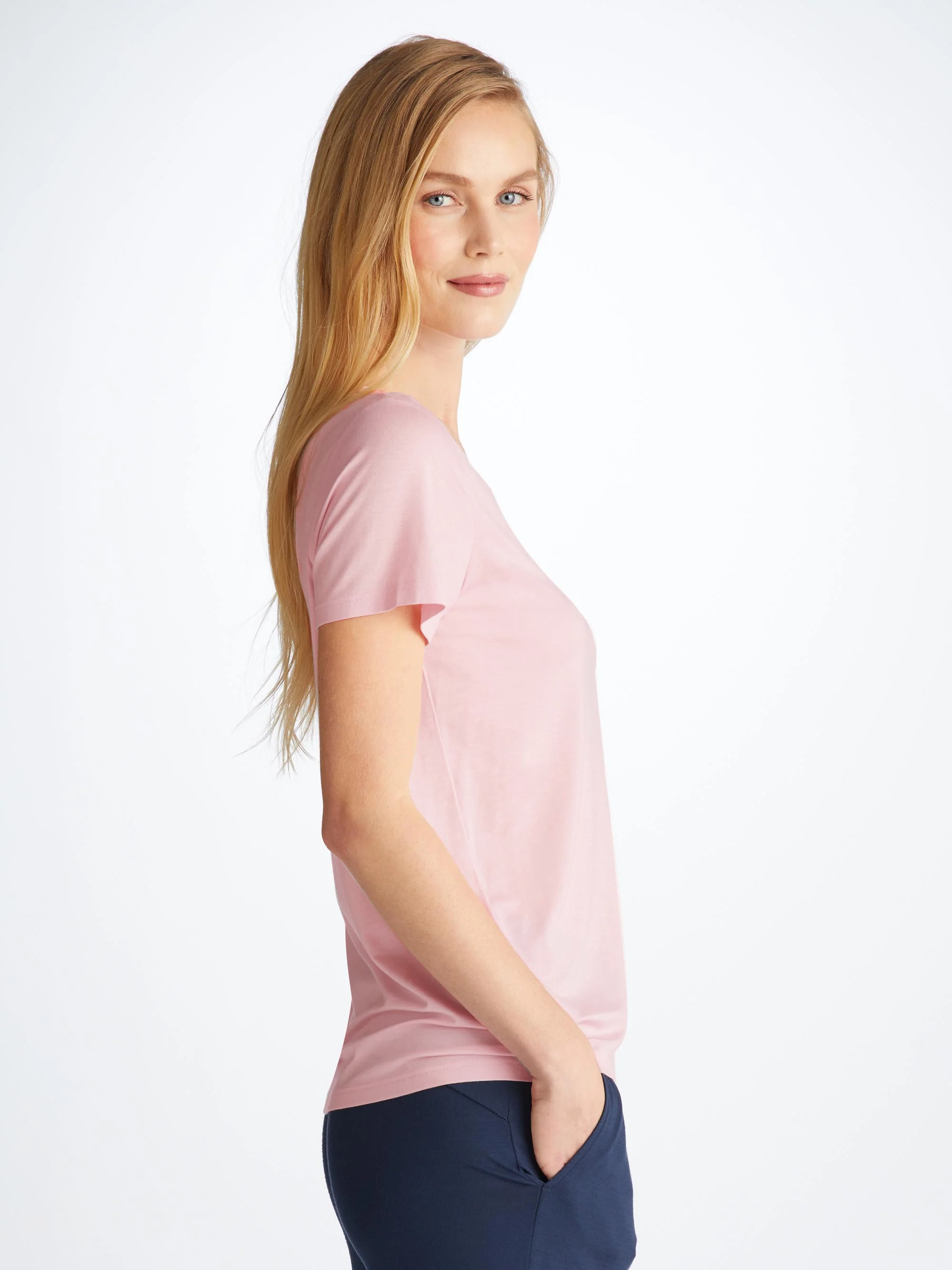 Women's T-Shirt Lara Micro Modal Stretch Pink