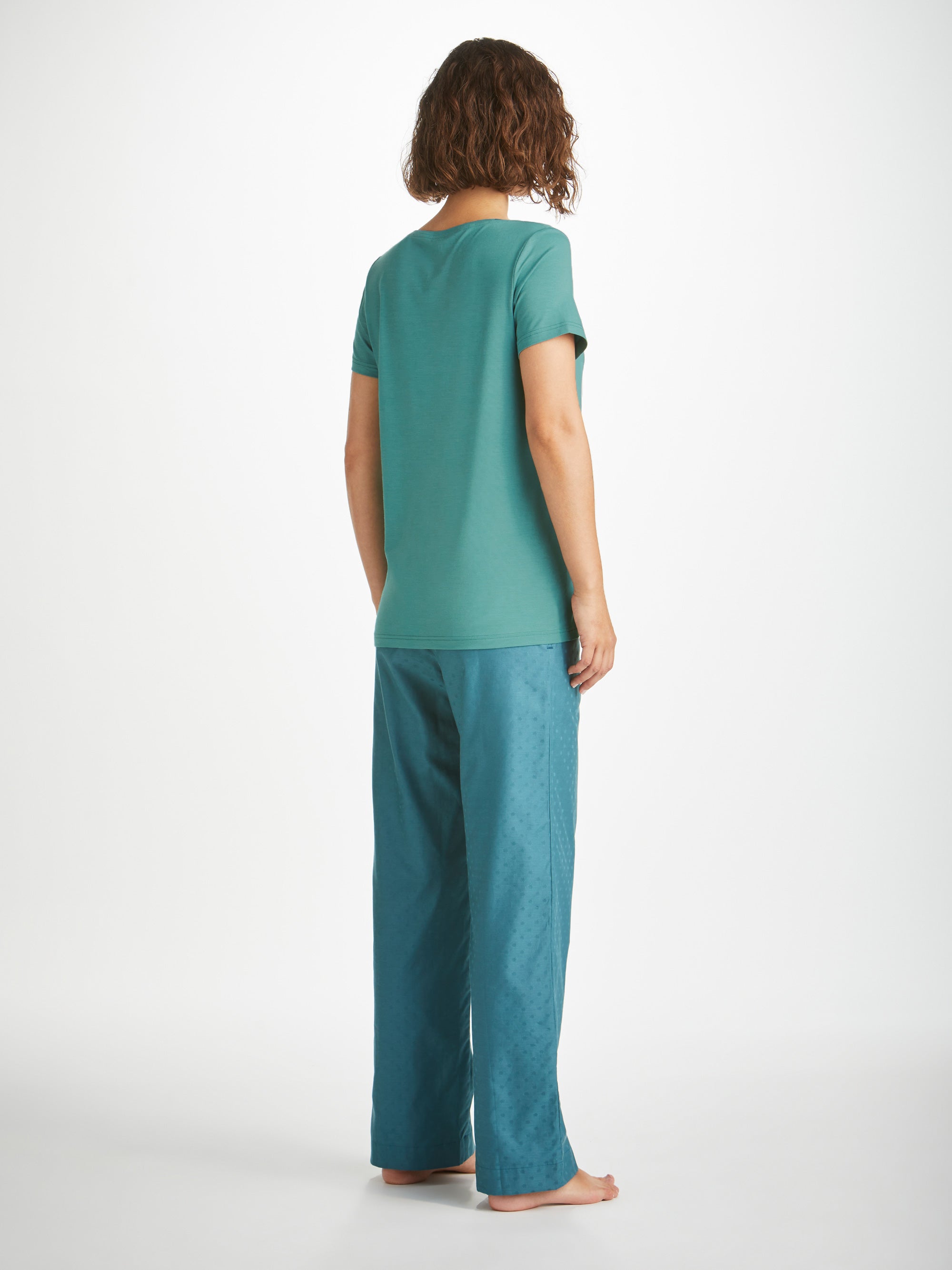 Women's T-Shirt Lara Micro Modal Stretch Teal