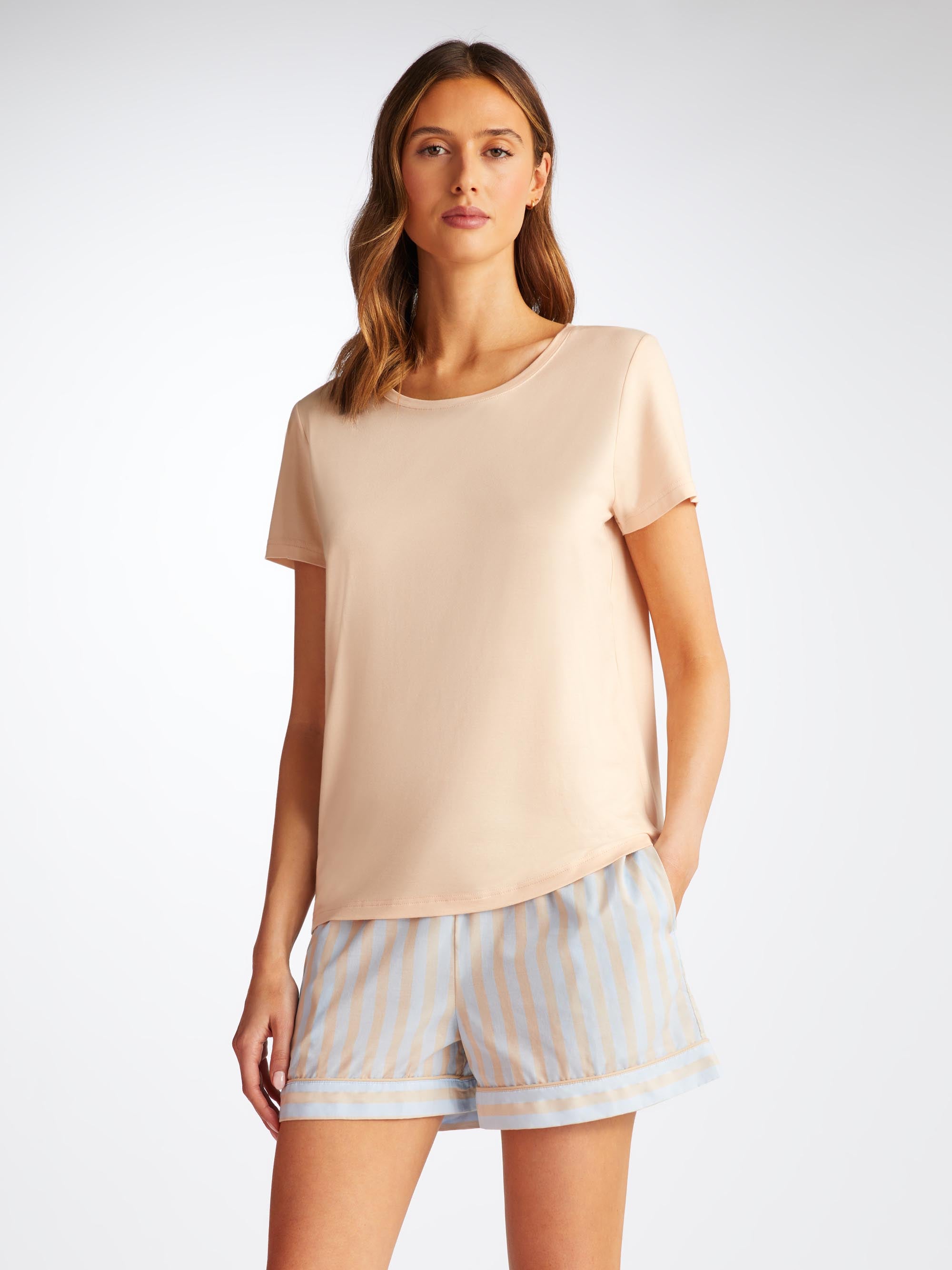 Women's T-Shirt Lara Micro Modal Stretch Cream