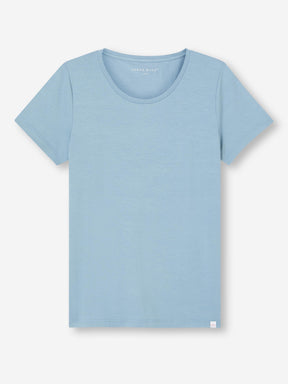 Women's T-Shirt Lara Micro Modal Stretch Cloud Blue