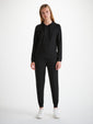 Women's Basel Pullover Hoodie and Track Pants Black