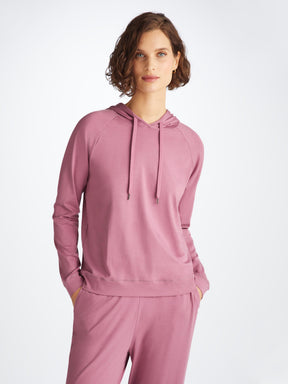 Women's Basel Pullover Hoodie and Track Pants Orchid Purple