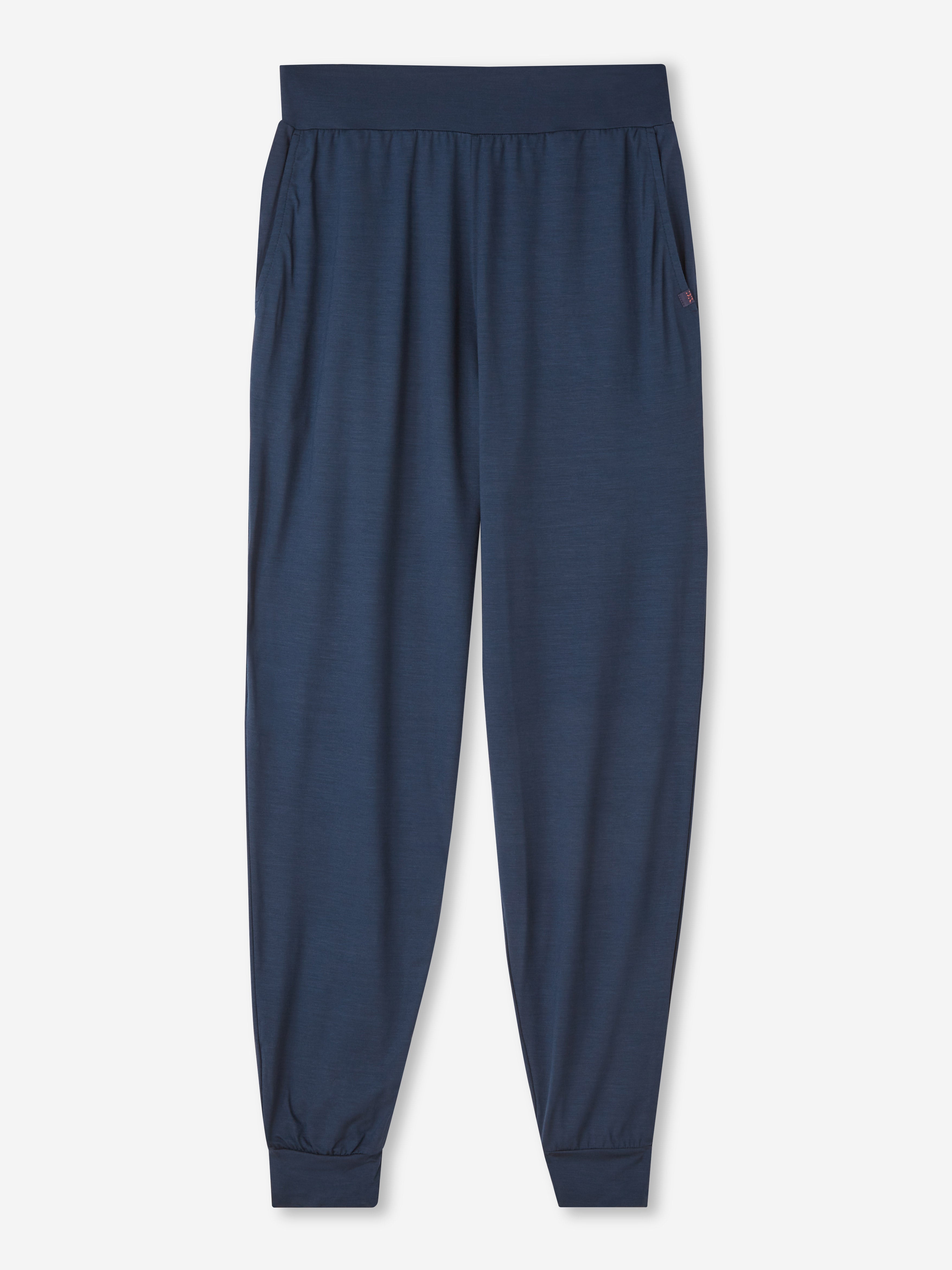 [[Women's Track Pants Basel Micro Modal Stretch Navy (Size)]]