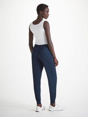 Women's Track Pants Basel Micro Modal Stretch Navy