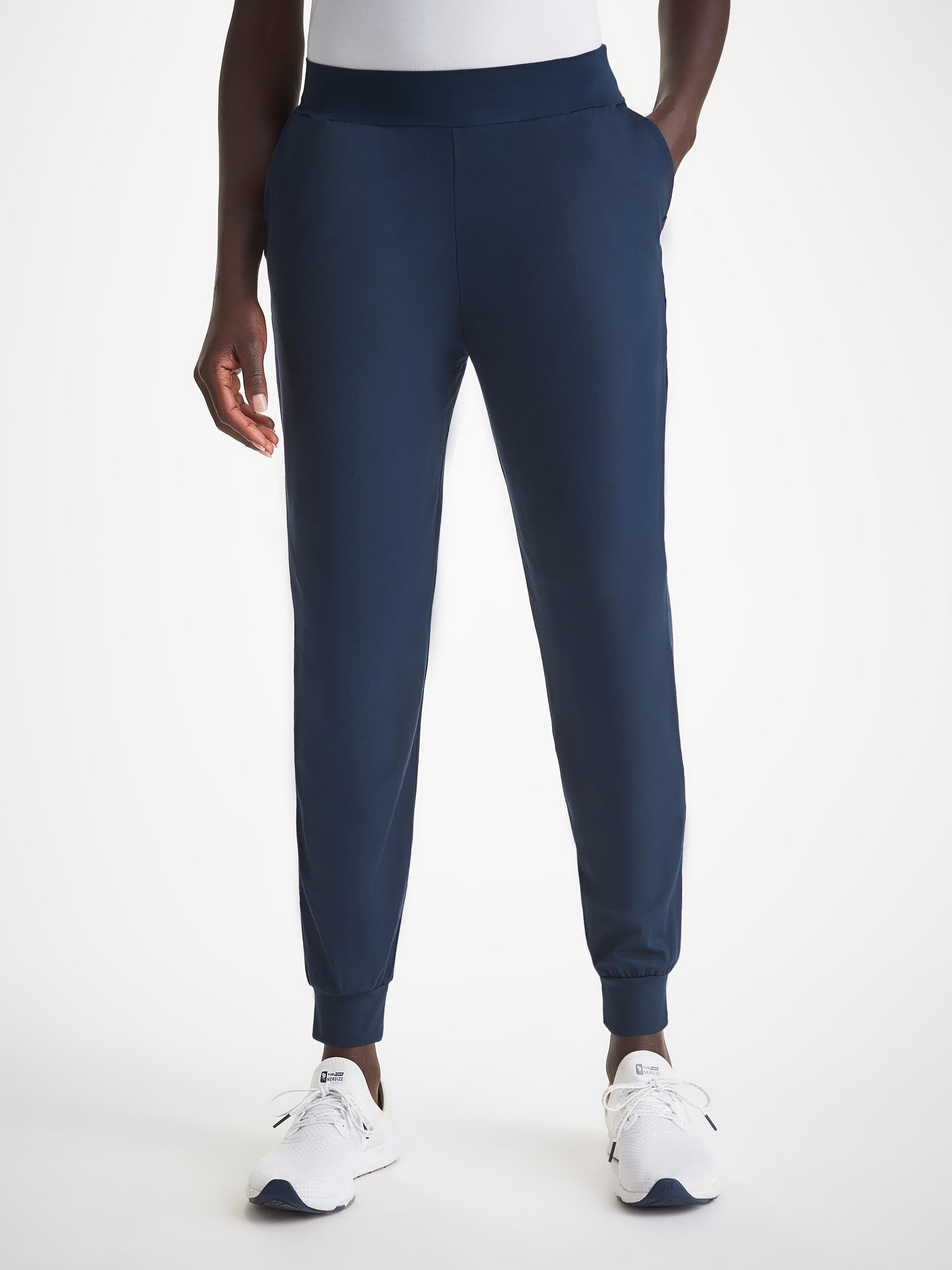 Women's Track Pants Basel Micro Modal Stretch Navy