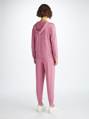 Women's Basel Pullover Hoodie and Track Pants Orchid Purple