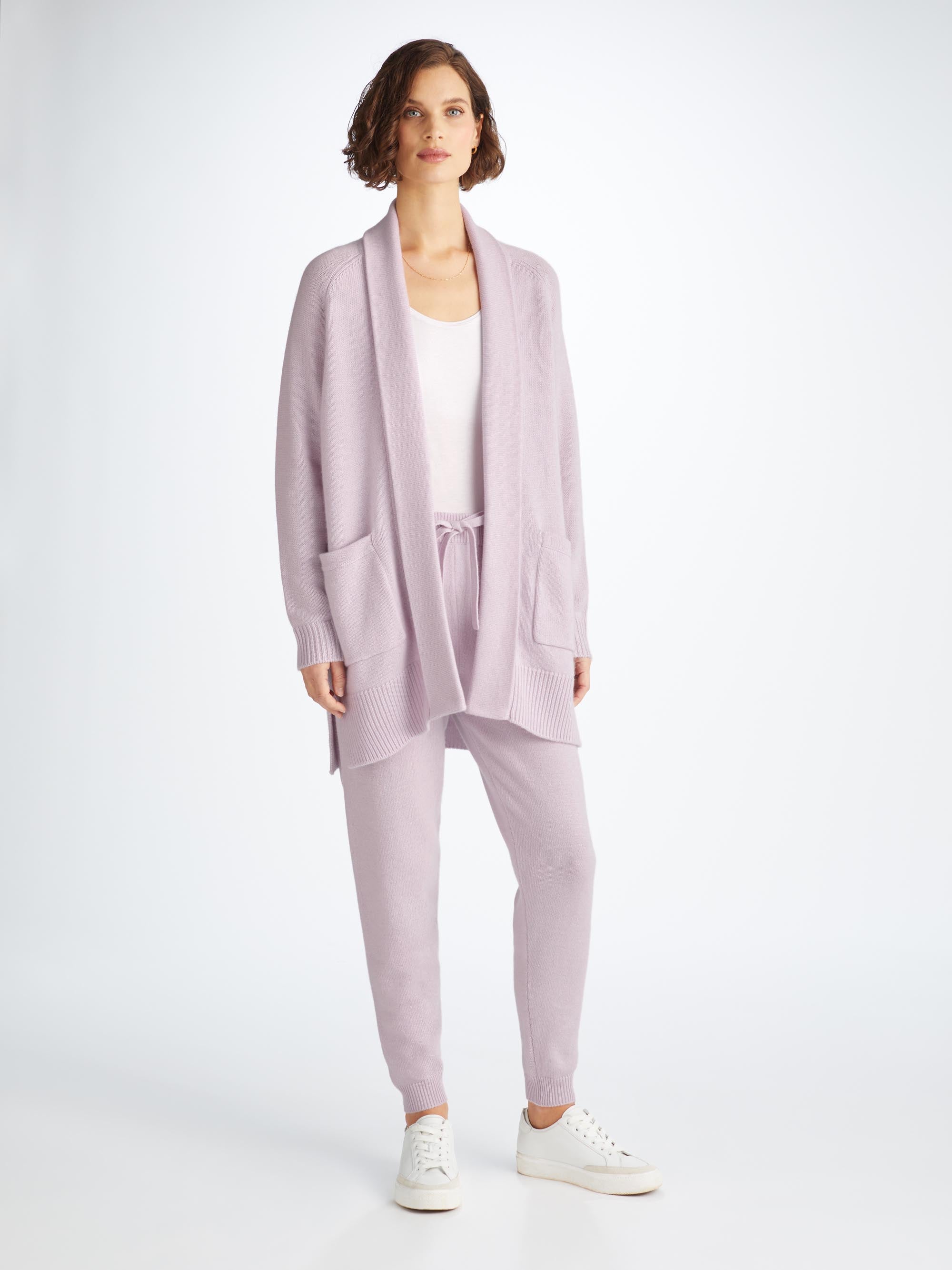 Women's Cardigan Nina Cashmere Lilac