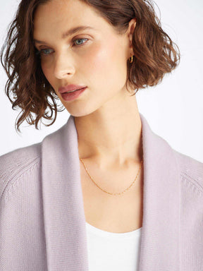 Women's Cardigan and Track Pants Cashmere Lilac