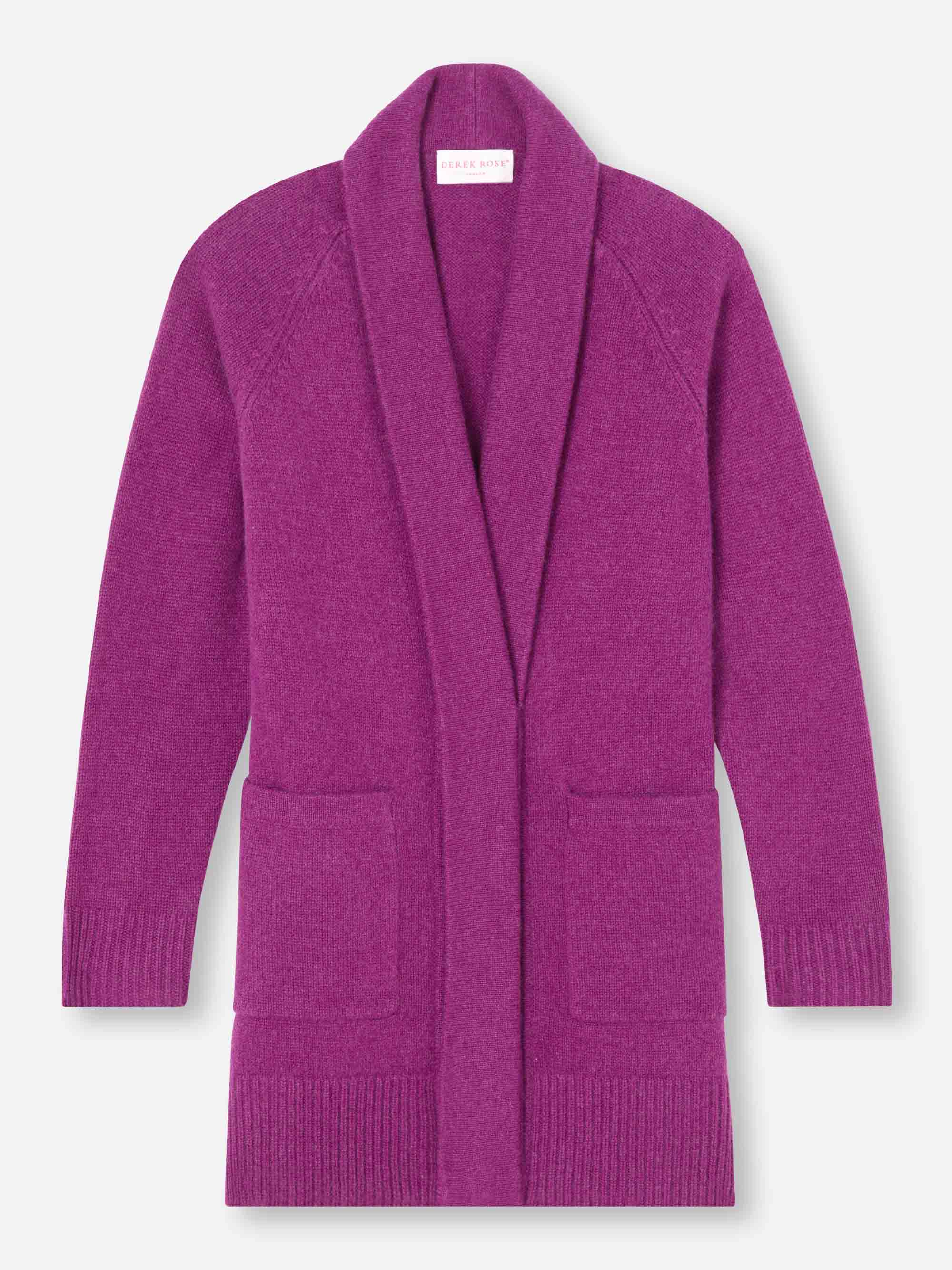 Women's Cardigan Nina Cashmere Purple