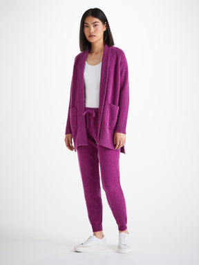 Women's Cardigan Nina Cashmere Purple