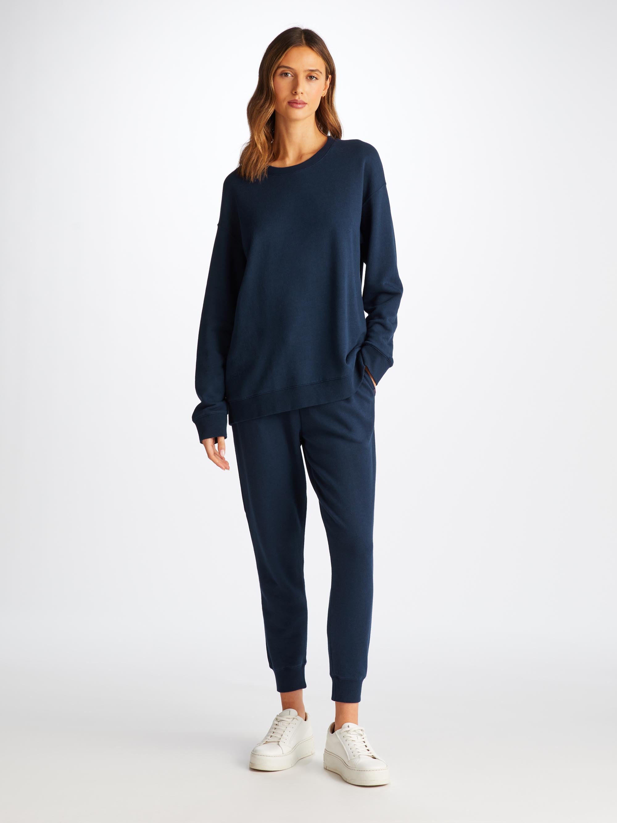 Women's Sweatpants Quinn Cotton Modal Navy