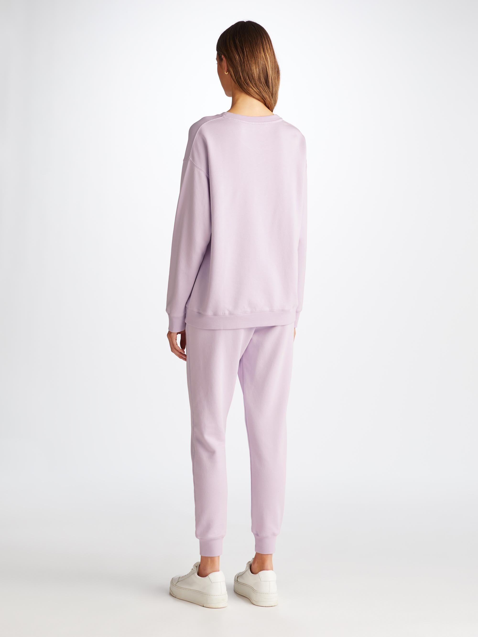 Women's Sweatshirt and Sweatpants Quinn Cotton Modal Lilac