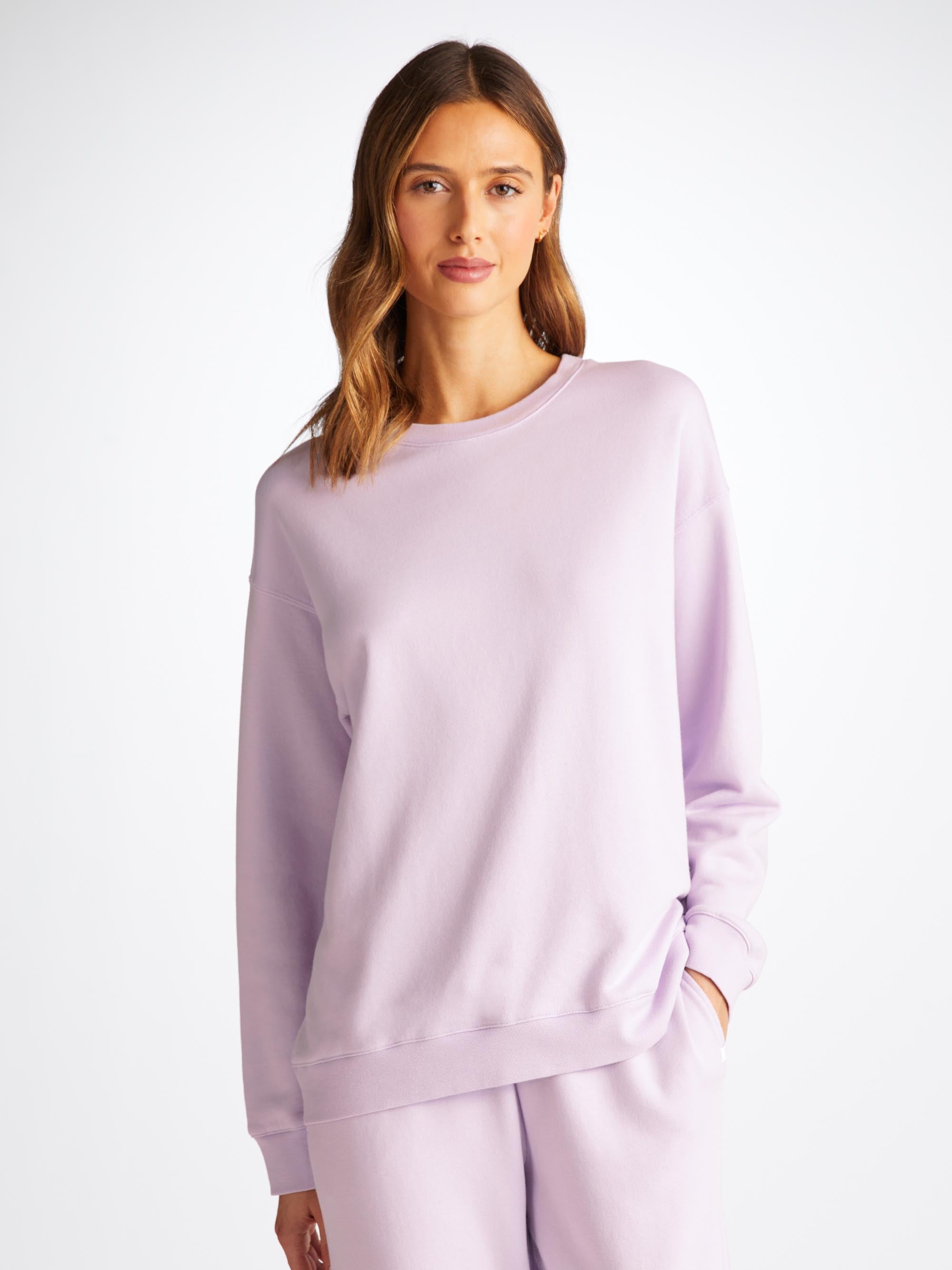 Women's Sweatshirt Quinn Cotton Modal Lilac