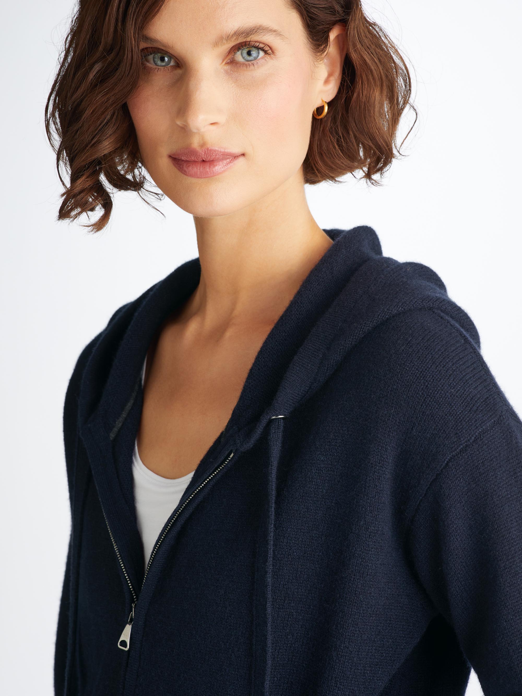 Women's Hoodie Daphne Cashmere Navy