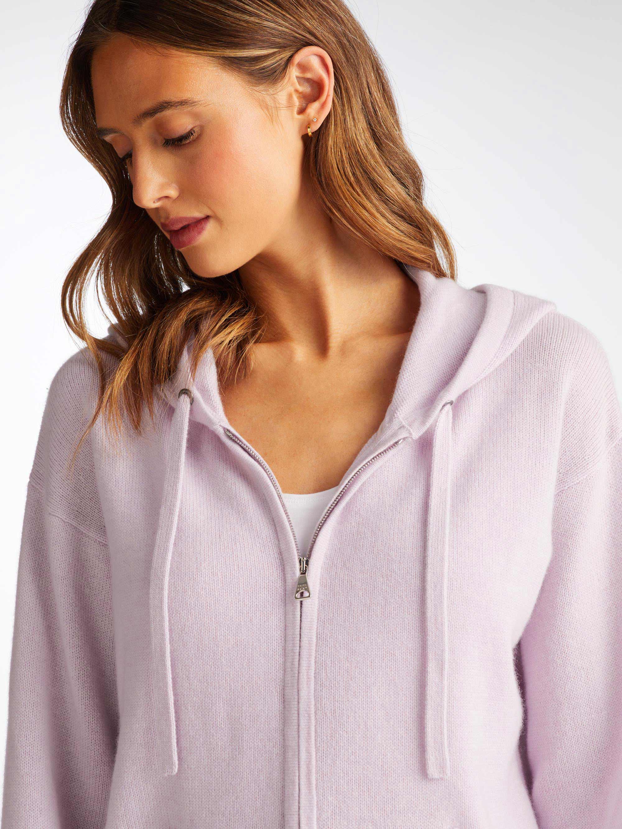 Women's Hoodie and Sweatpants Quinn Cotton Modal Lilac