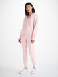 Women's Hoodie and Track Pants Daphne Cashmere Ice Pink