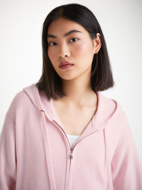 Women's Hoodie and Track Pants Daphne Cashmere Ice Pink