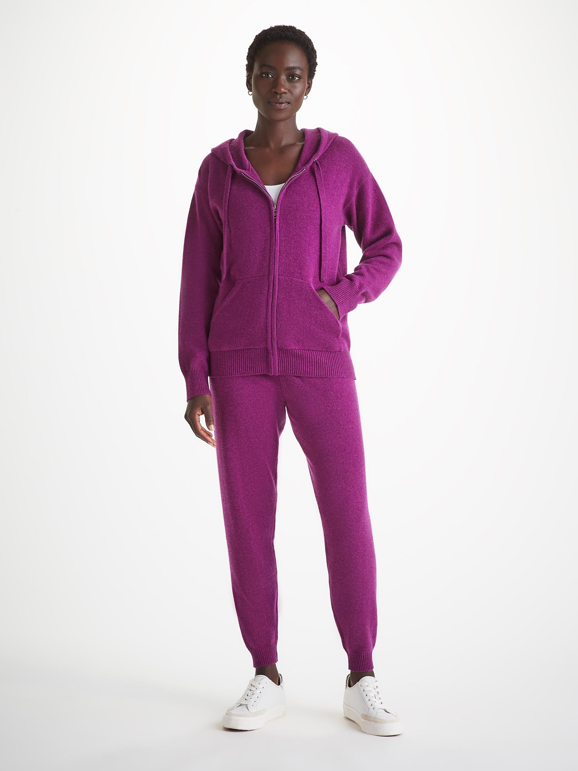 Women's Hoodie Daphne Cashmere Purple