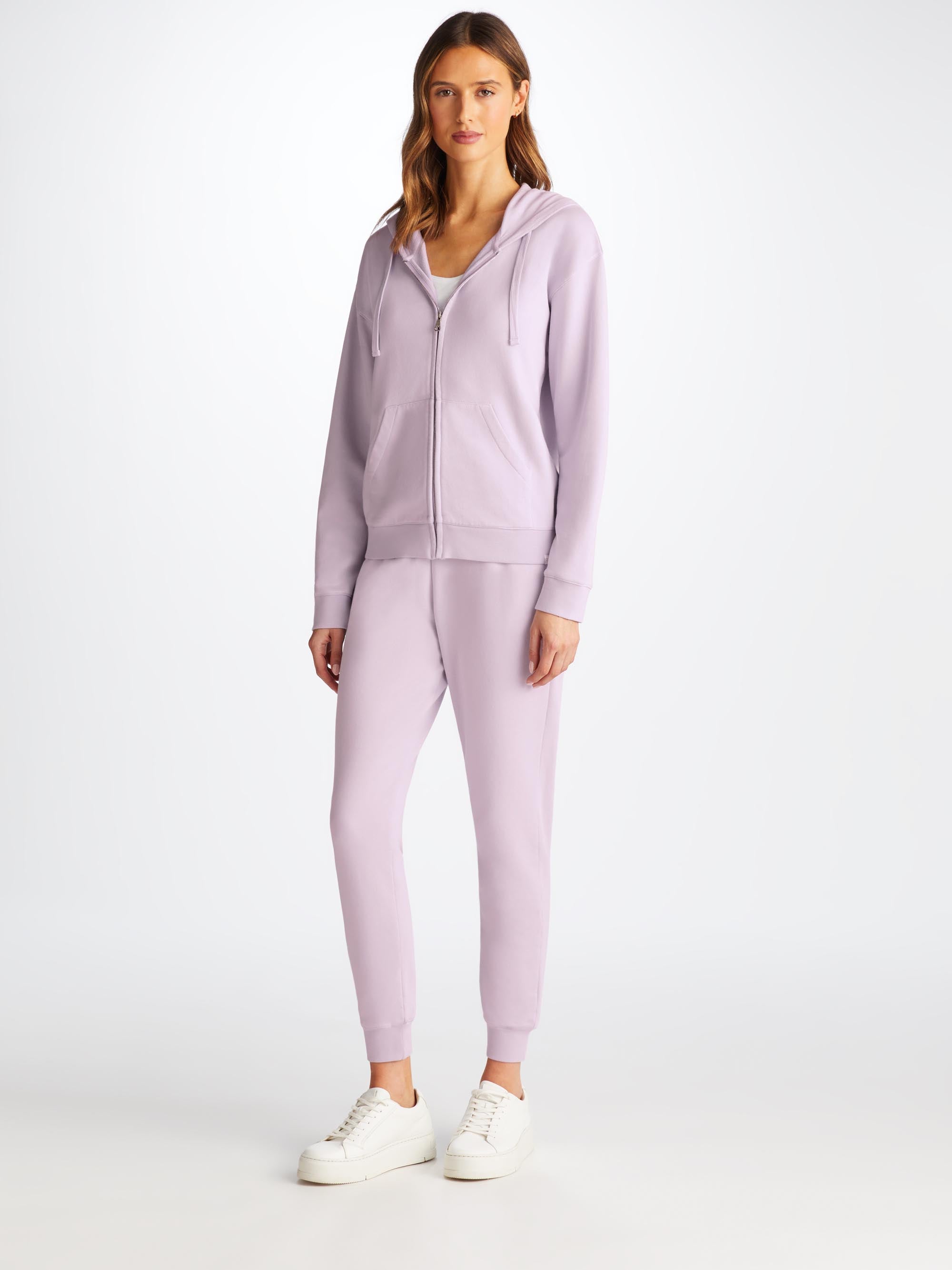 Women's Hoodie Quinn Cotton Modal Lilac