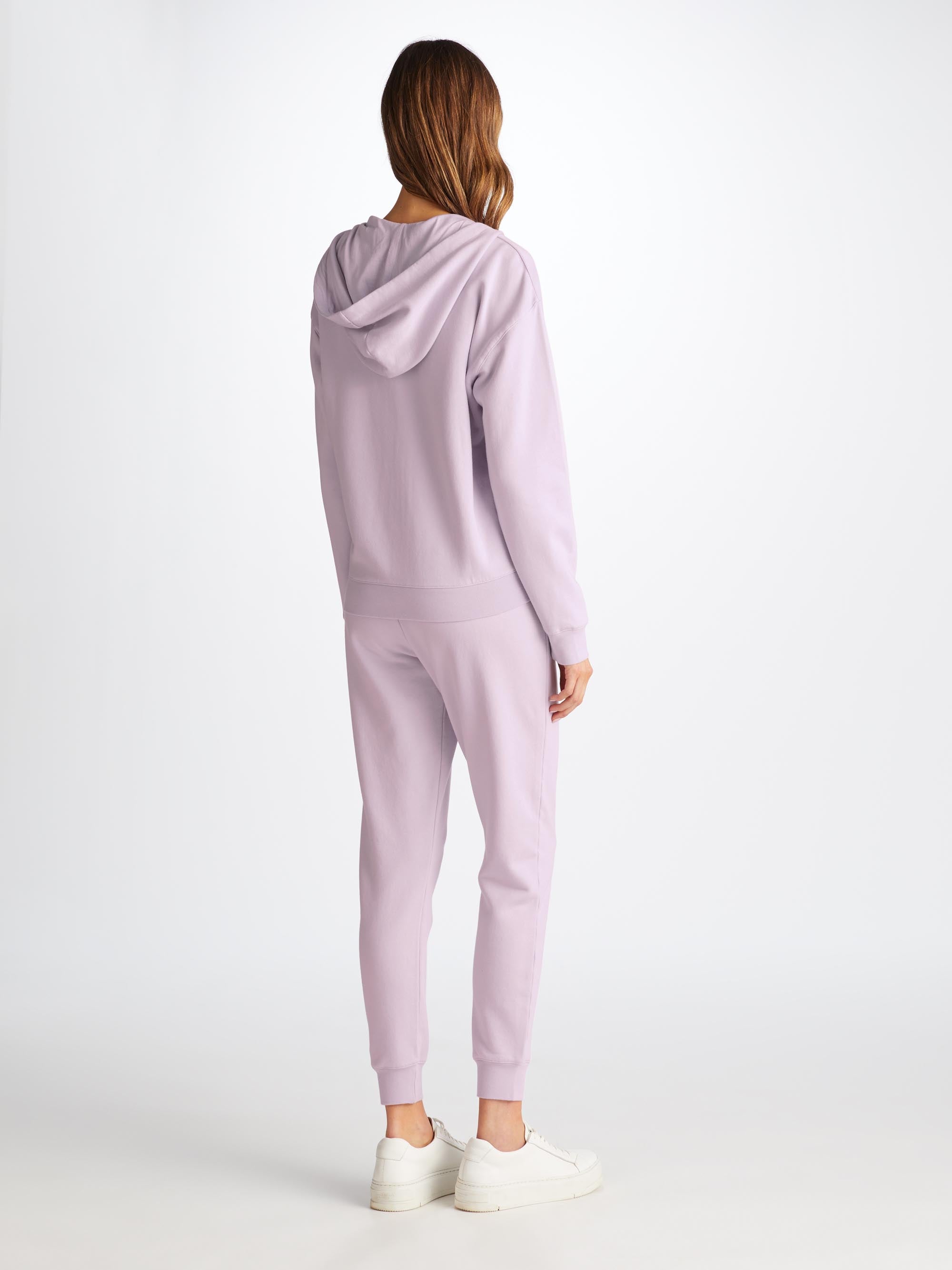 Women's Hoodie and Sweatpants Quinn Cotton Modal Lilac