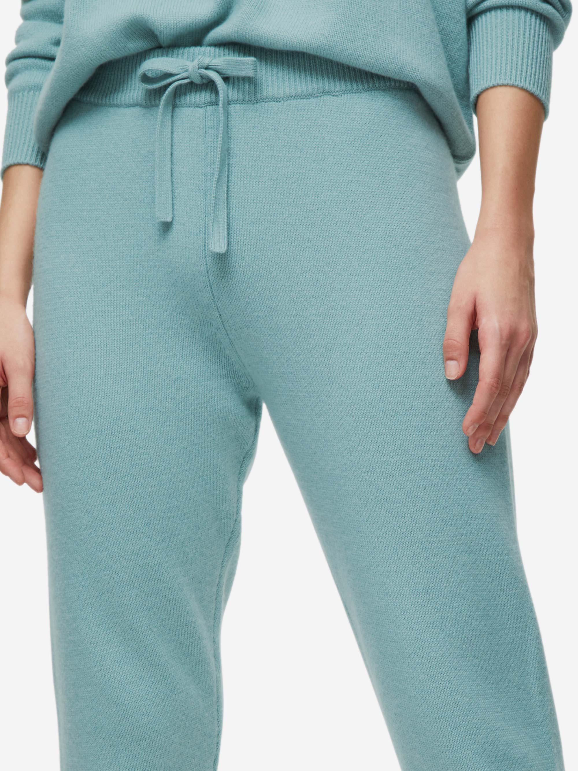 Women's Track Pants Daphne Cashmere Sea Foam Green