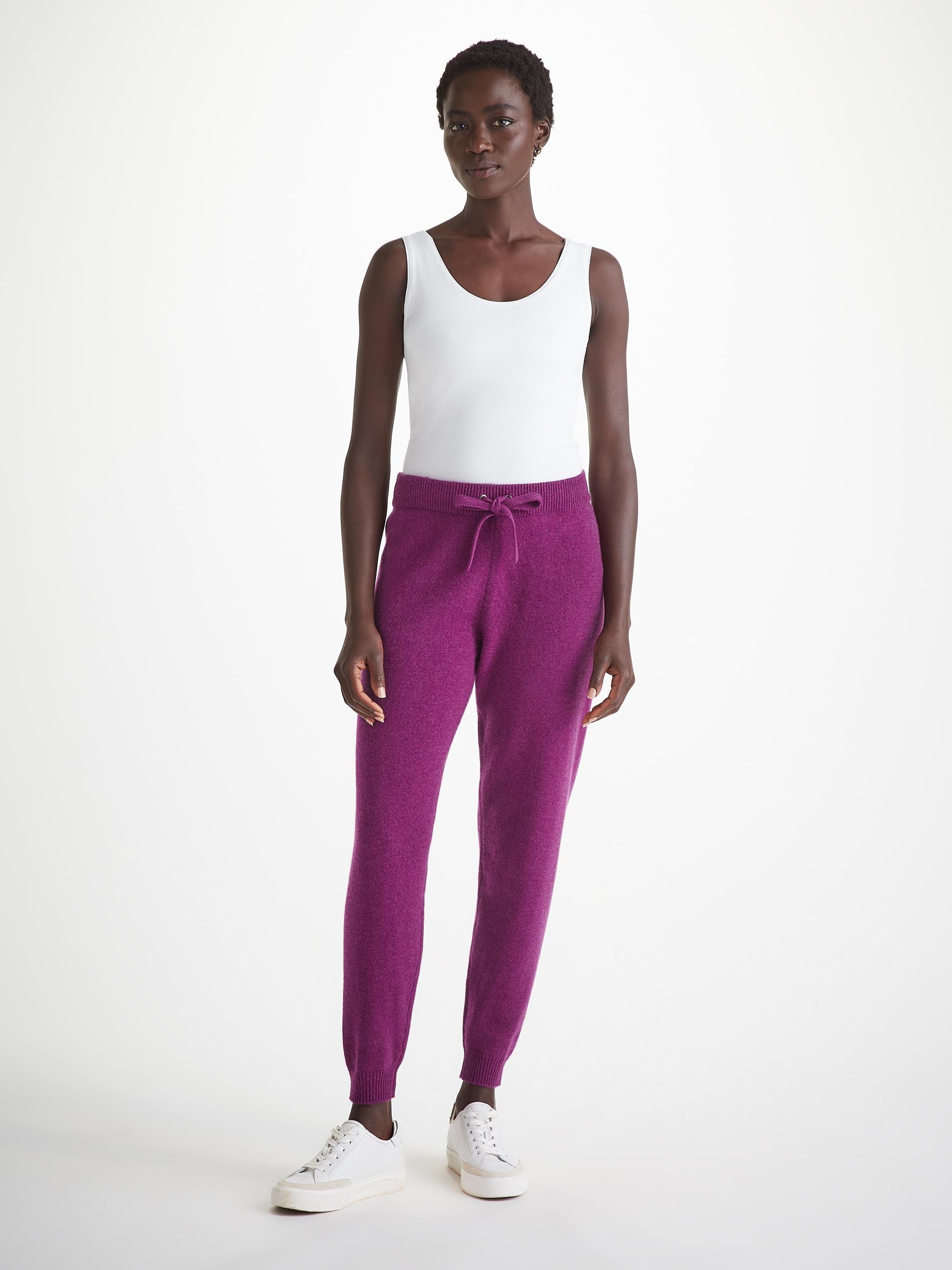 Women's Track Pants Daphne Cashmere Purple