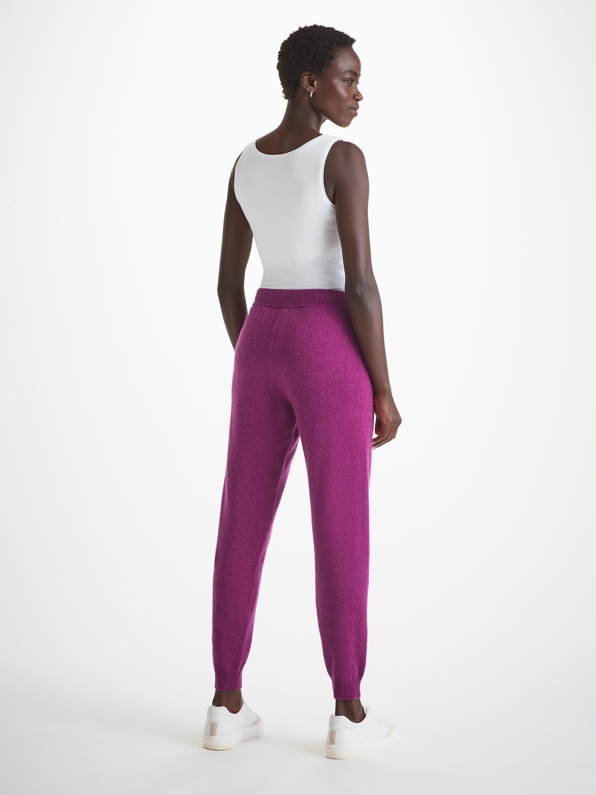 Women's Track Pants Daphne Cashmere Purple