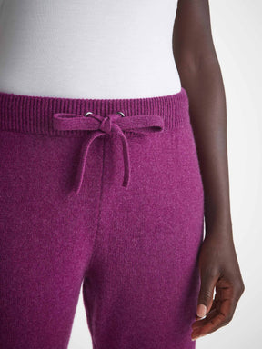 Women's Track Pants Daphne Cashmere Purple