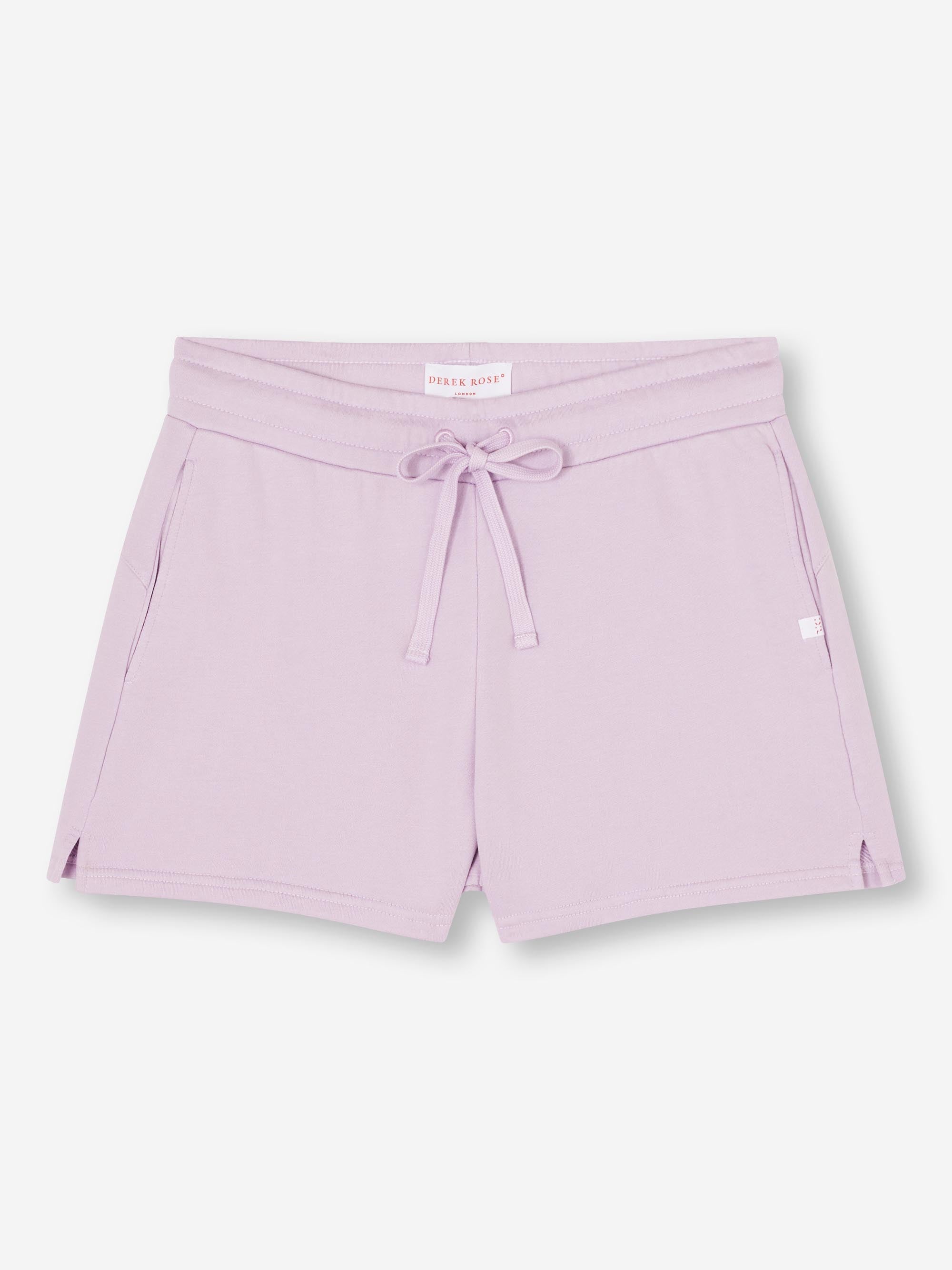 Women's Sweat Shorts Quinn Cotton Modal Lilac