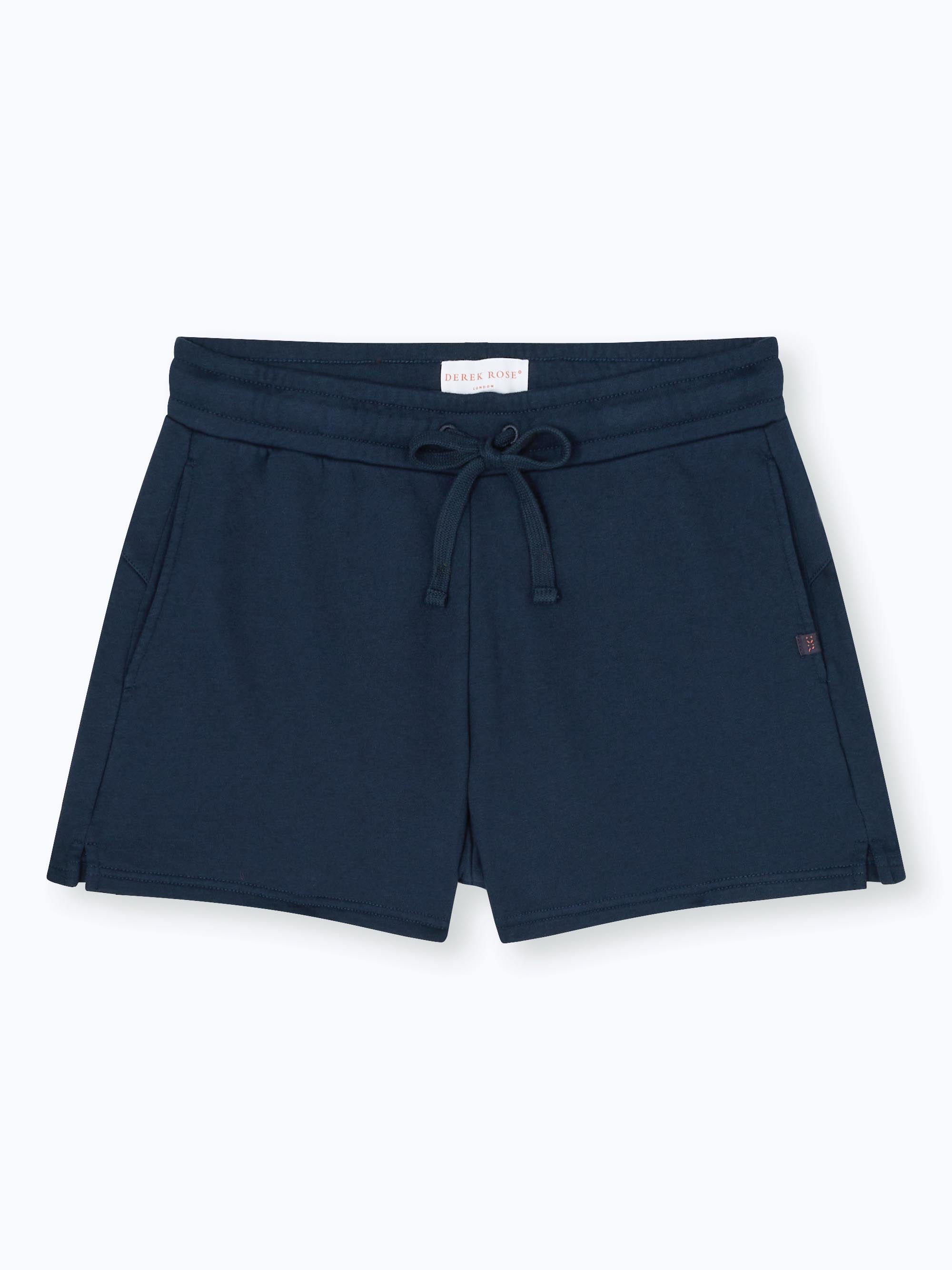 Women's Sweat Shorts Quinn Cotton Modal Navy 