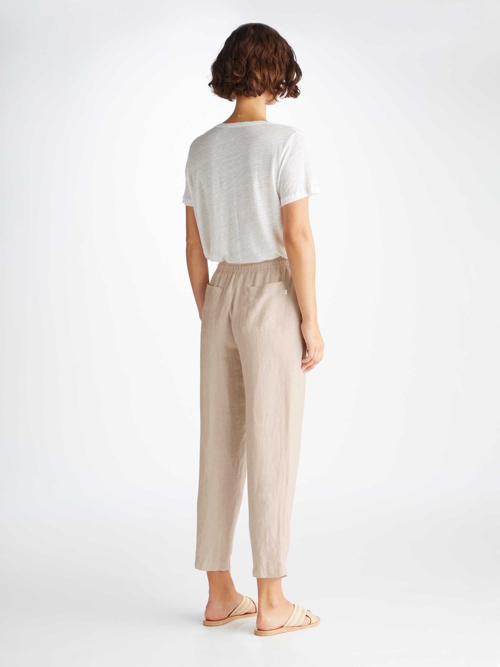 Women's Trousers Vienna Linen Sand