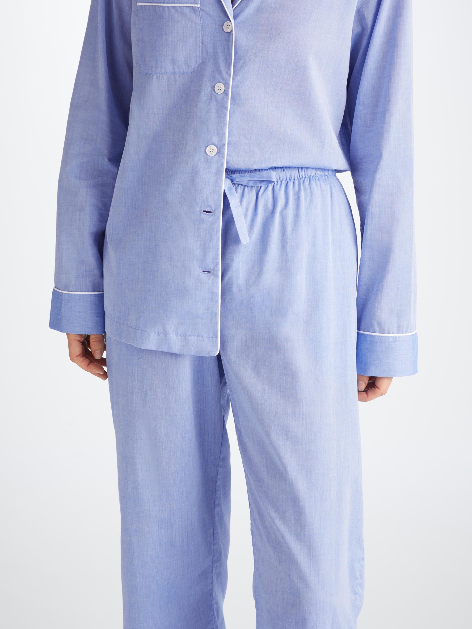 Women's Pajamas Amalfi Cotton Batiste Blue