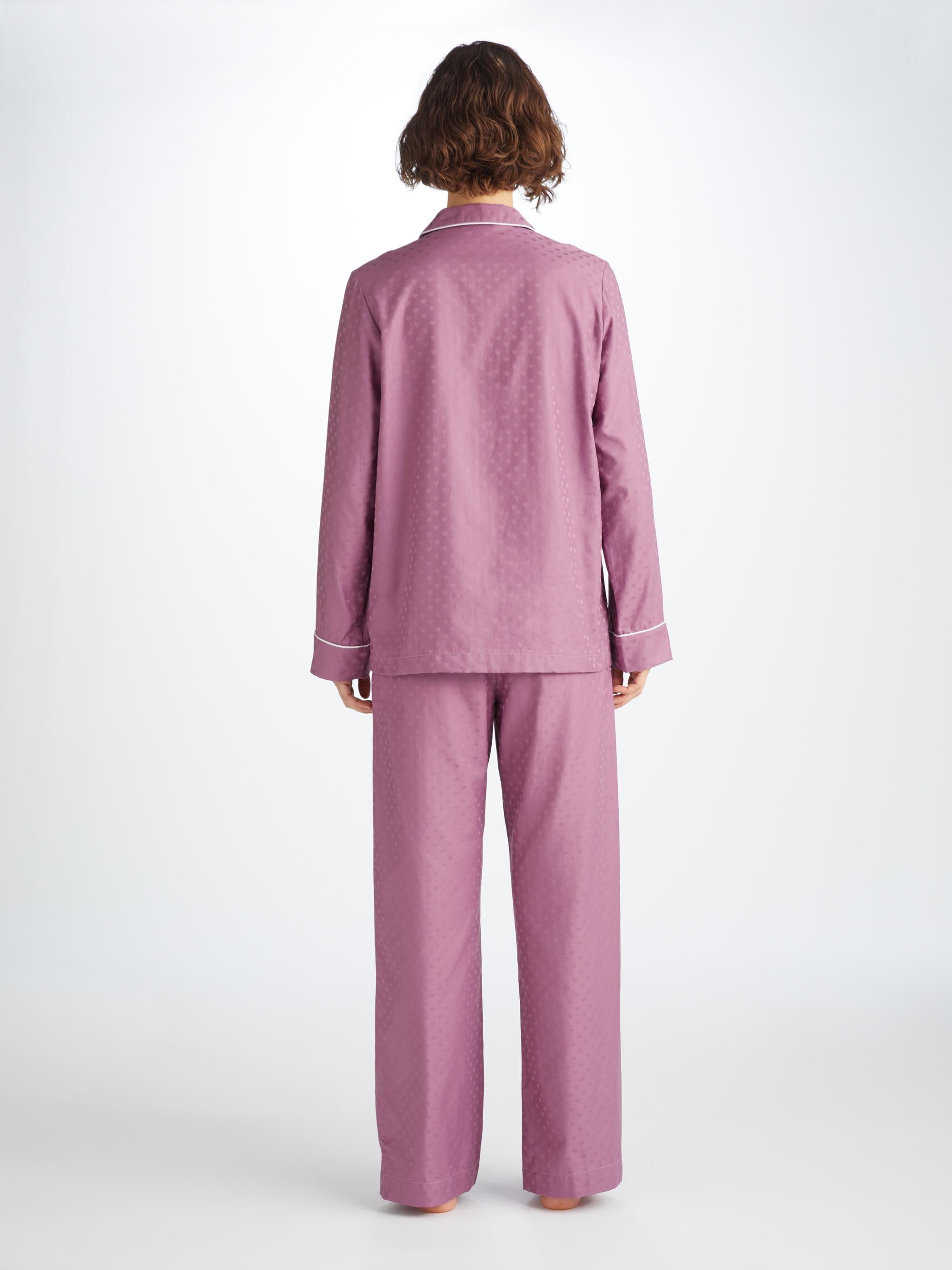 Women's Pajamas Kate 10 Cotton Jacquard Purple