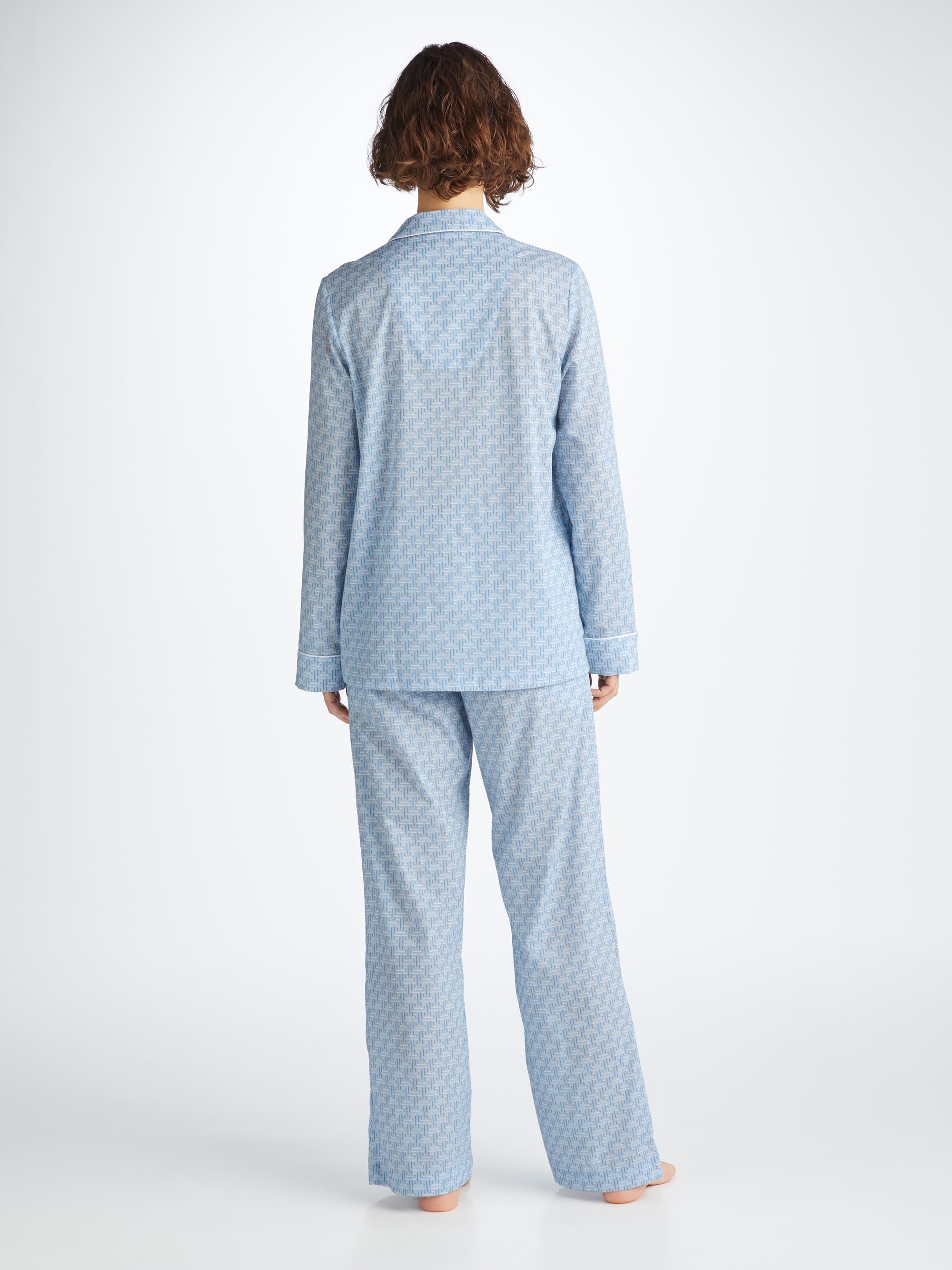 Women's Pajamas Ledbury 72 Cotton Batiste Blue