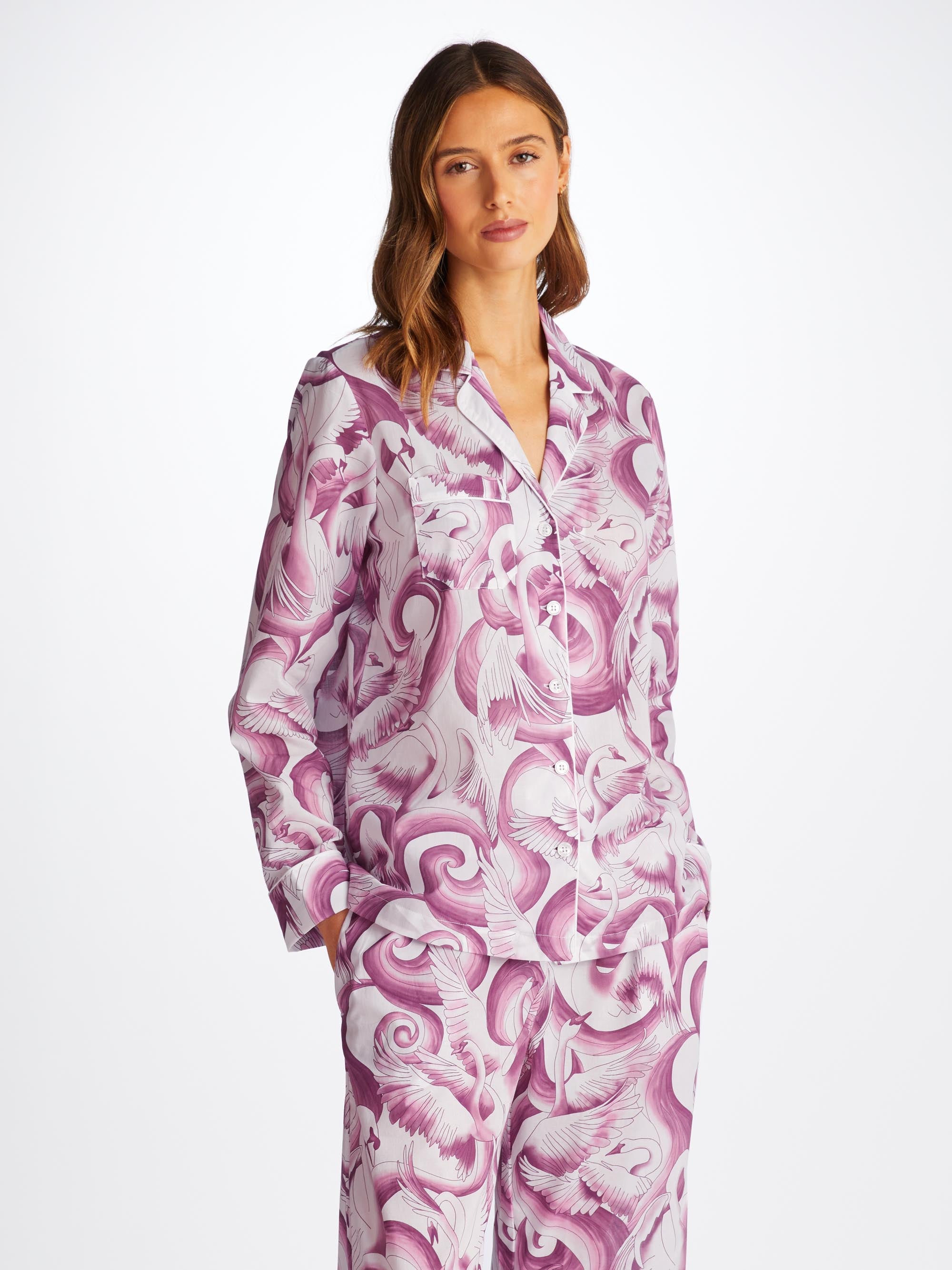 Women's Pyjamas Ledbury 75 Cotton Batiste White