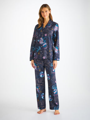 Women's Pyjamas Ledbury 76 Cotton Batiste Navy