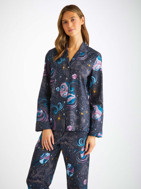 Women's Pajamas Ledbury 76 Cotton Batiste Navy