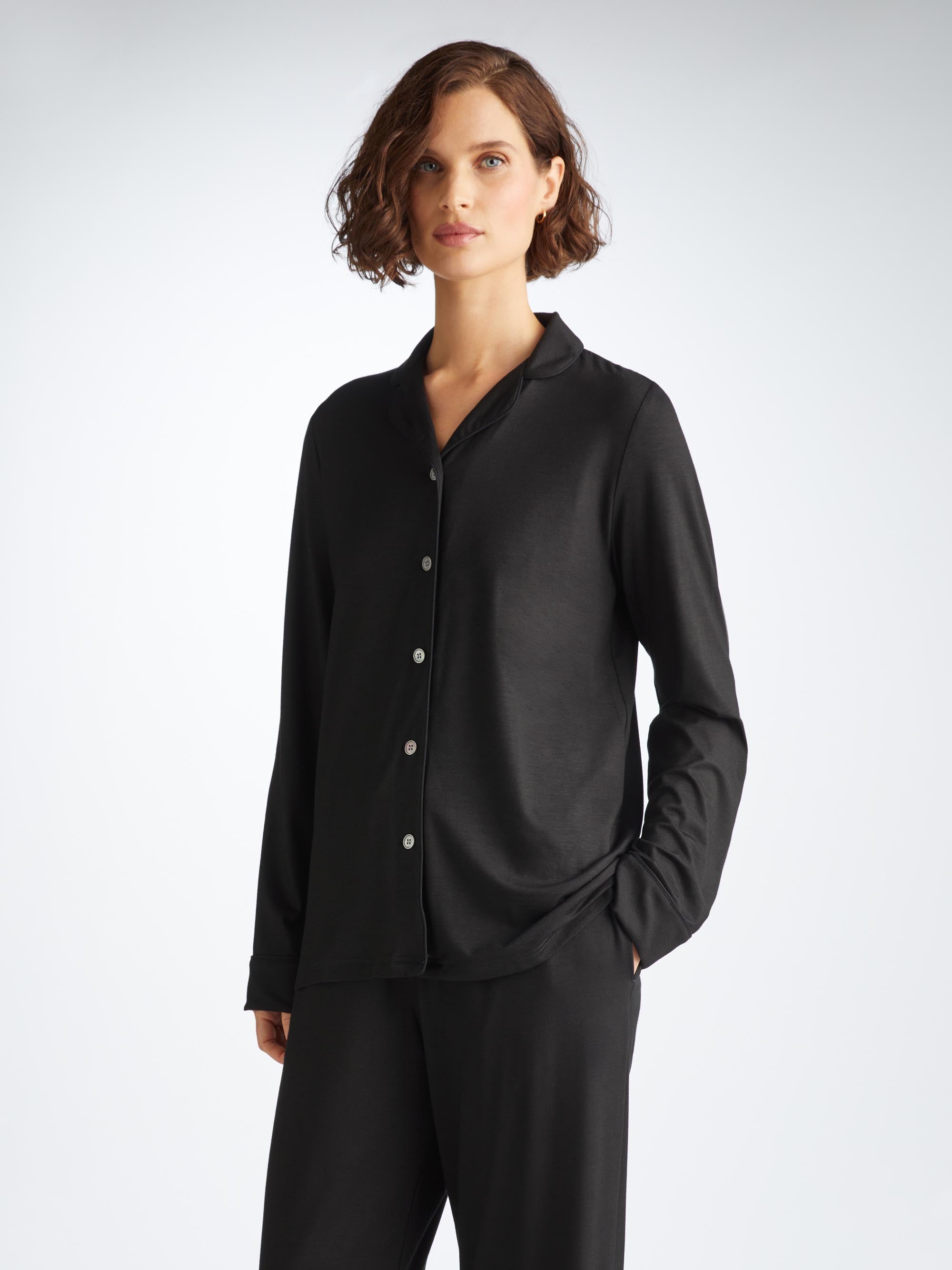 Women's Pyjamas Lara Micro Modal Stretch Black