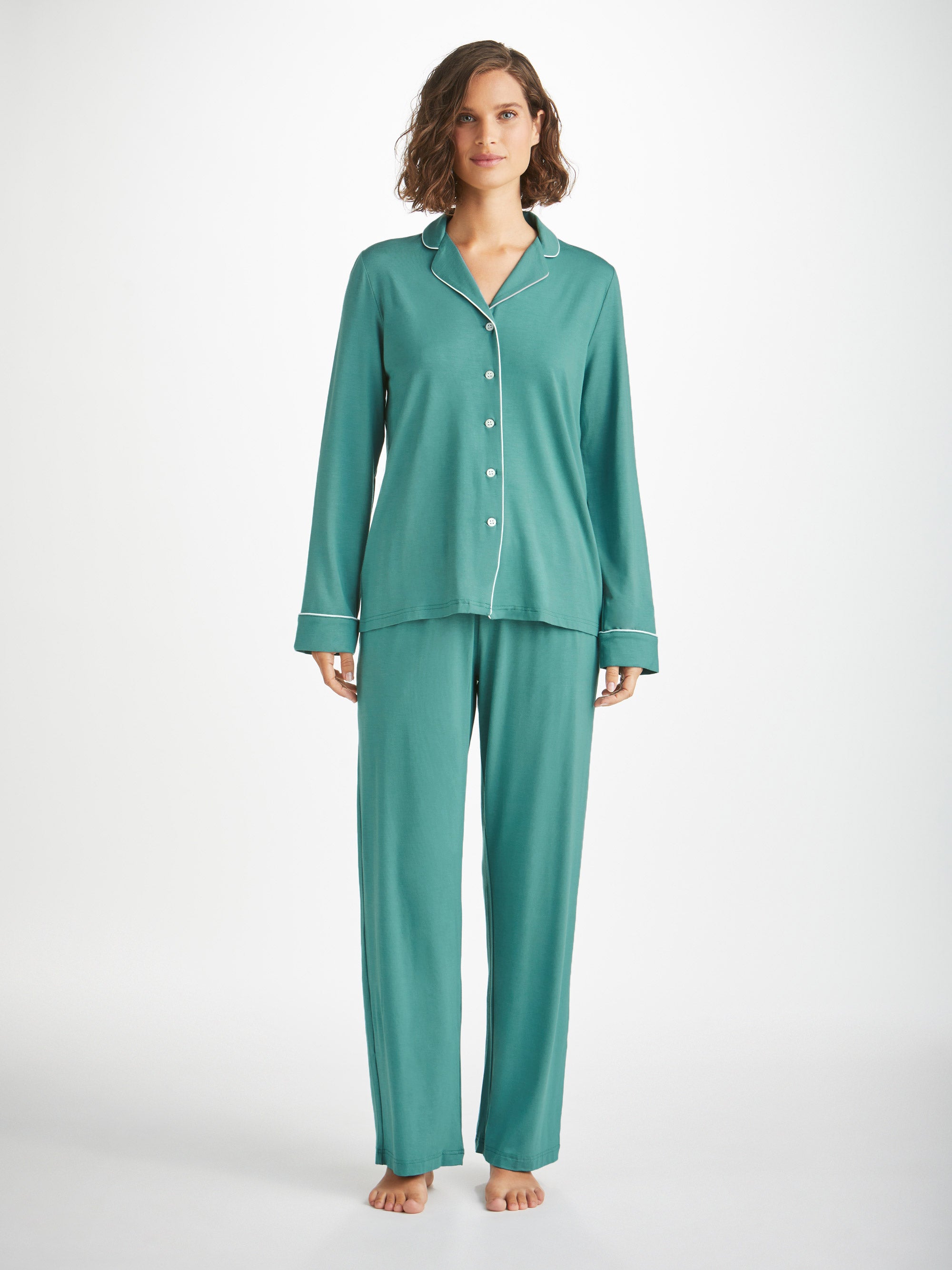 Women's Pajamas Lara Micro Modal Stretch Teal