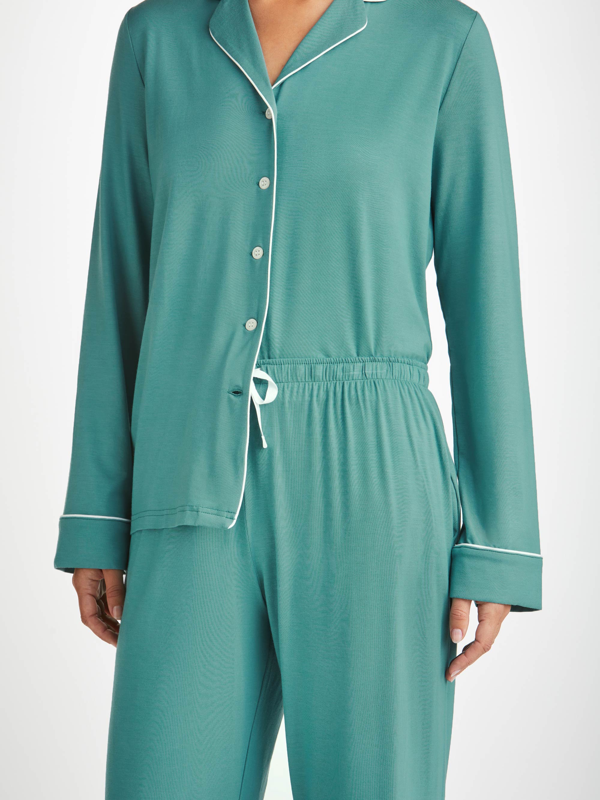 Women's Pajamas Lara Micro Modal Stretch Teal